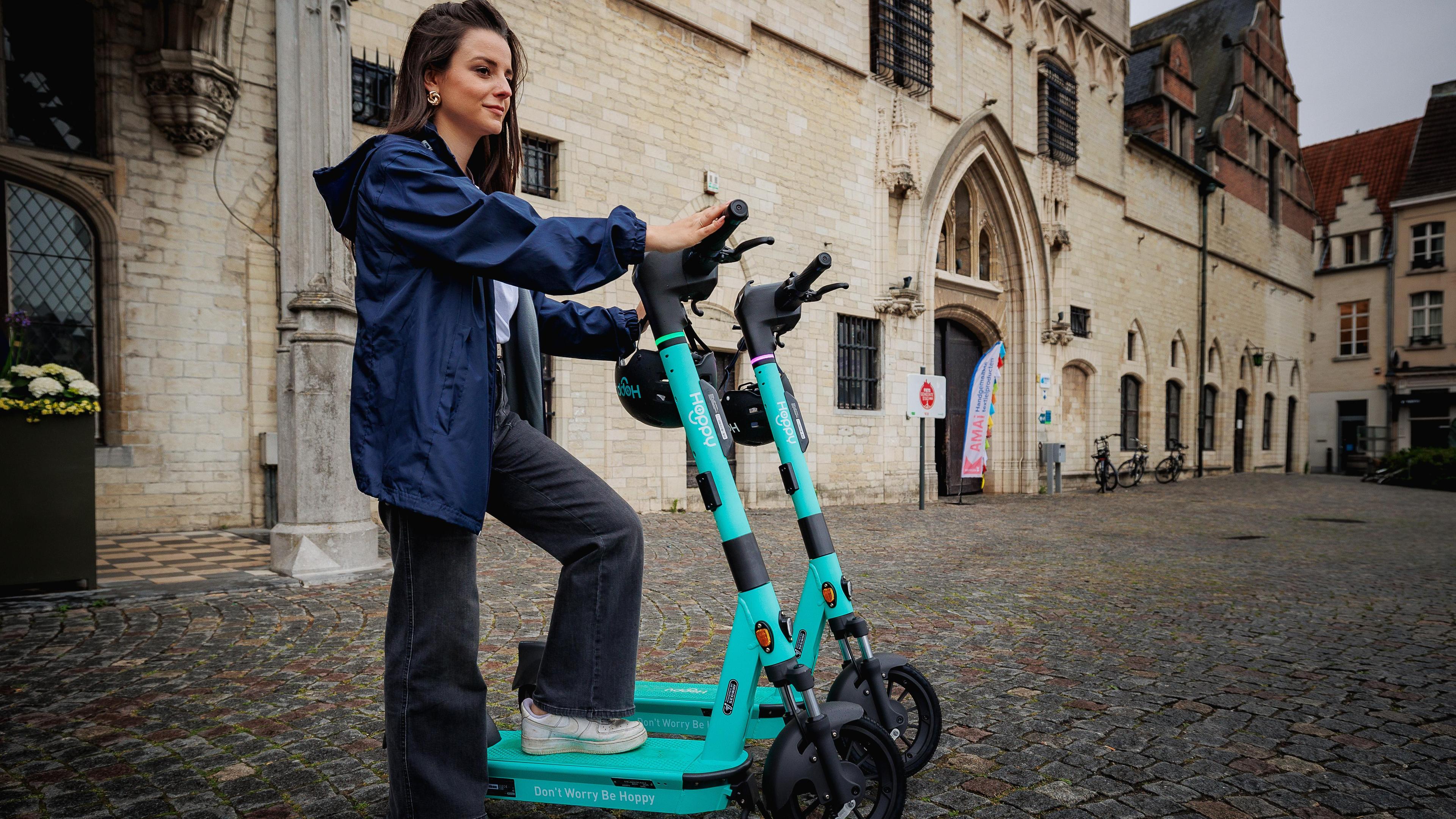 Artificiële intelligentie maakt deelsteps veiliger in Mechelen: “Ze detecteren het voetpad en vertra