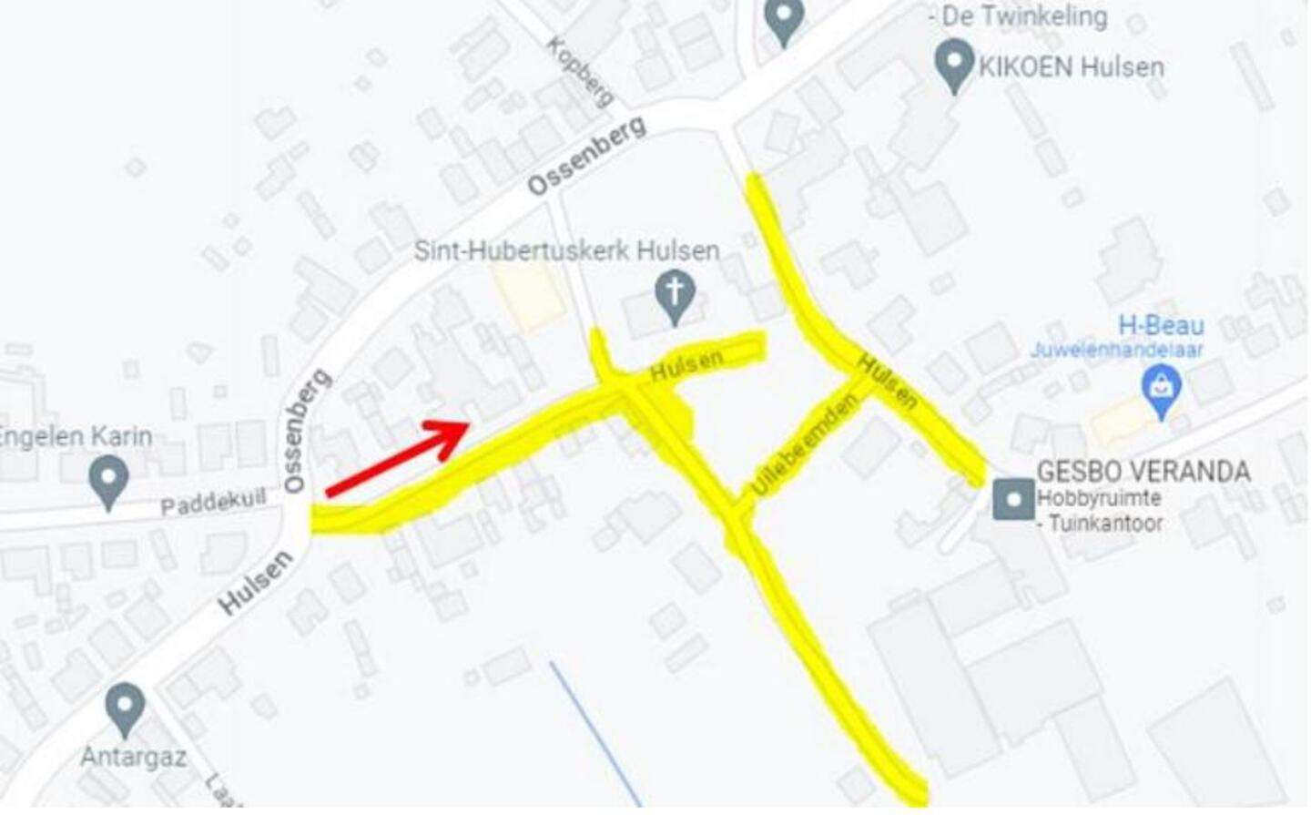 Eerste fase rioleringswerken Hulsen gaat van start | GVA