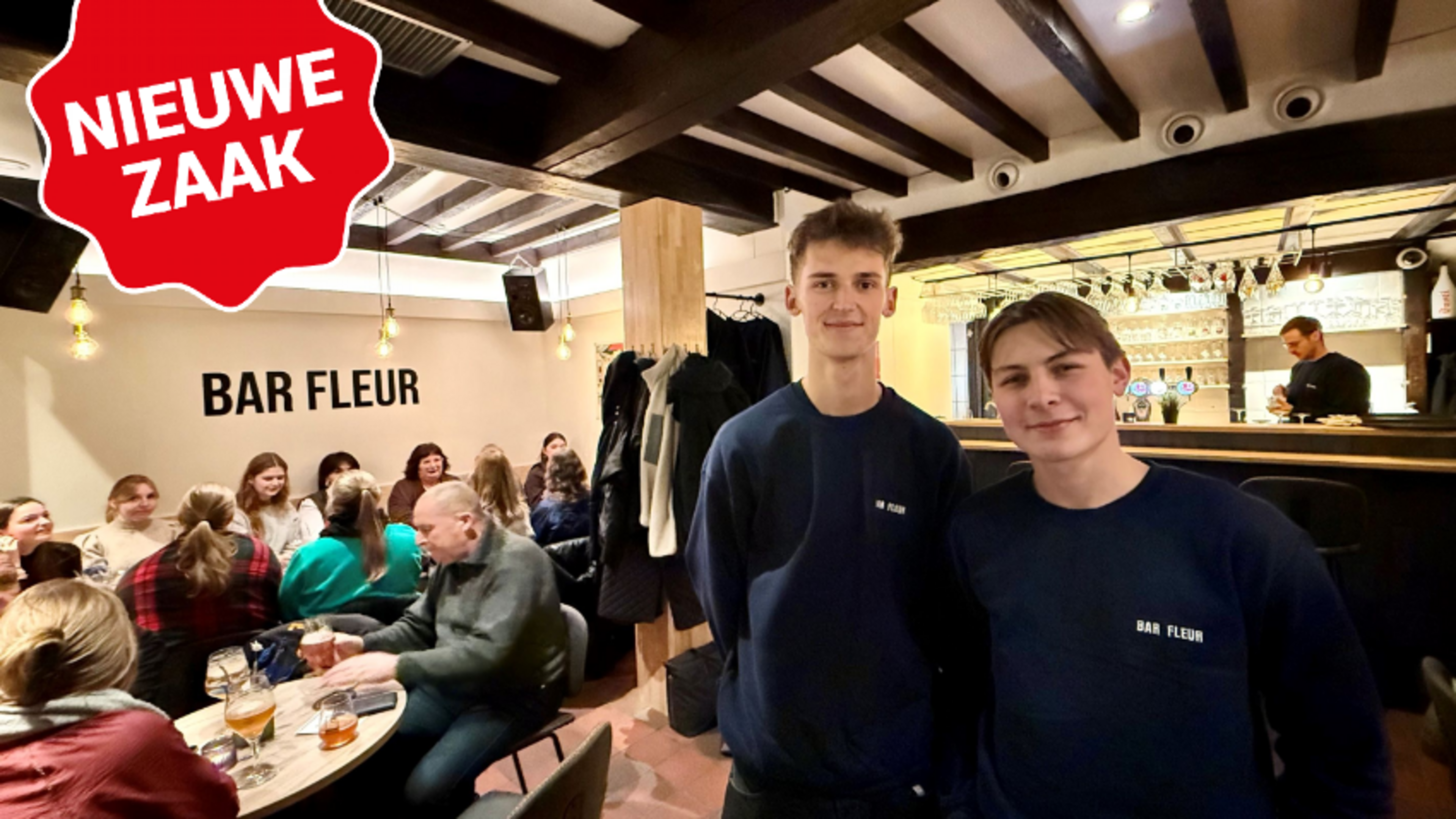 Twee vrienden beleven vuurdoop als cafébazen in Bar Fleur: “Robbe en Ward zijn toppers”