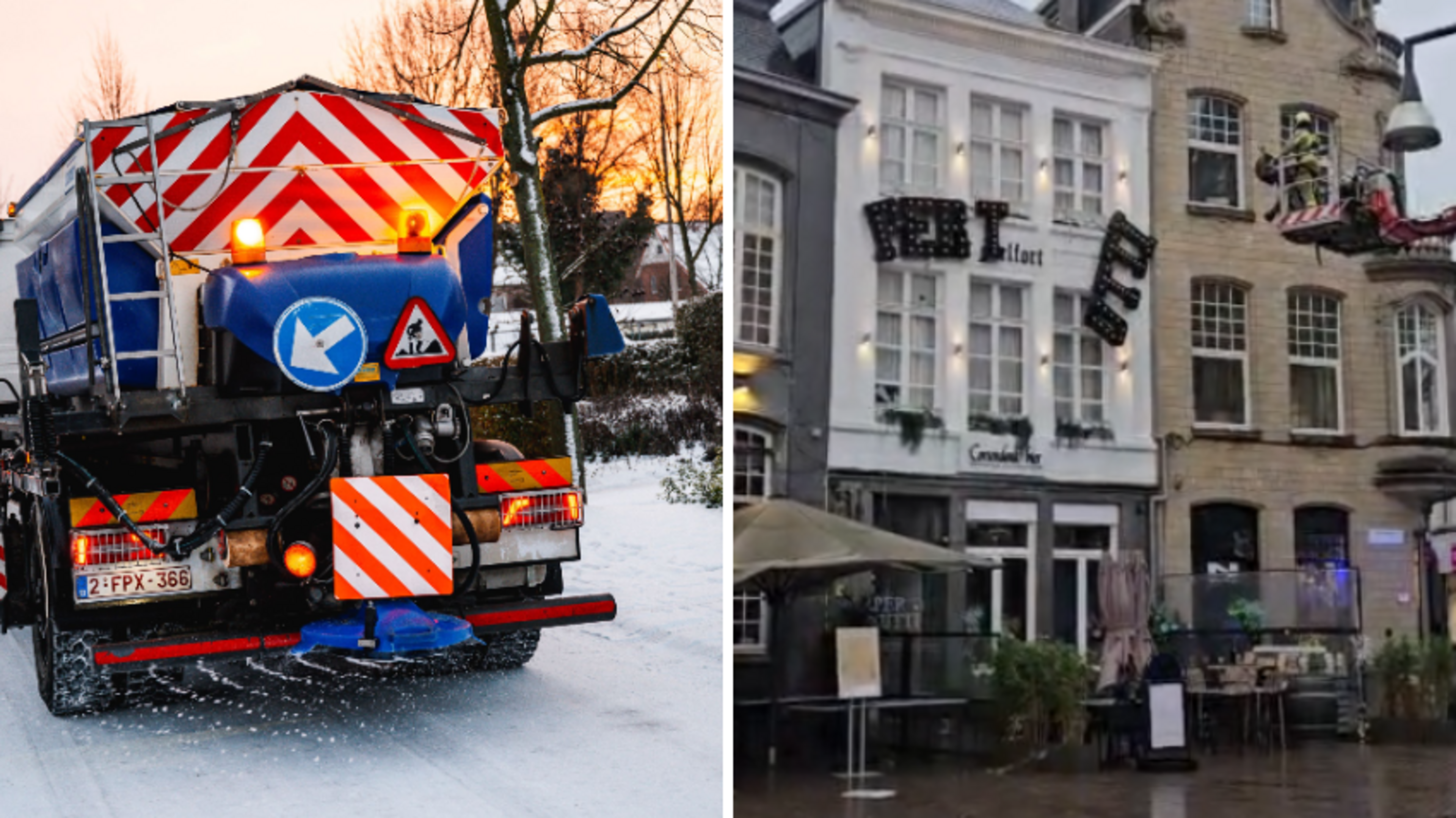 LIVE STORM GORETTI. KMI: “De sneeuw is alweer terug van amper weggeweest” - In Lier en Mechelen scha
