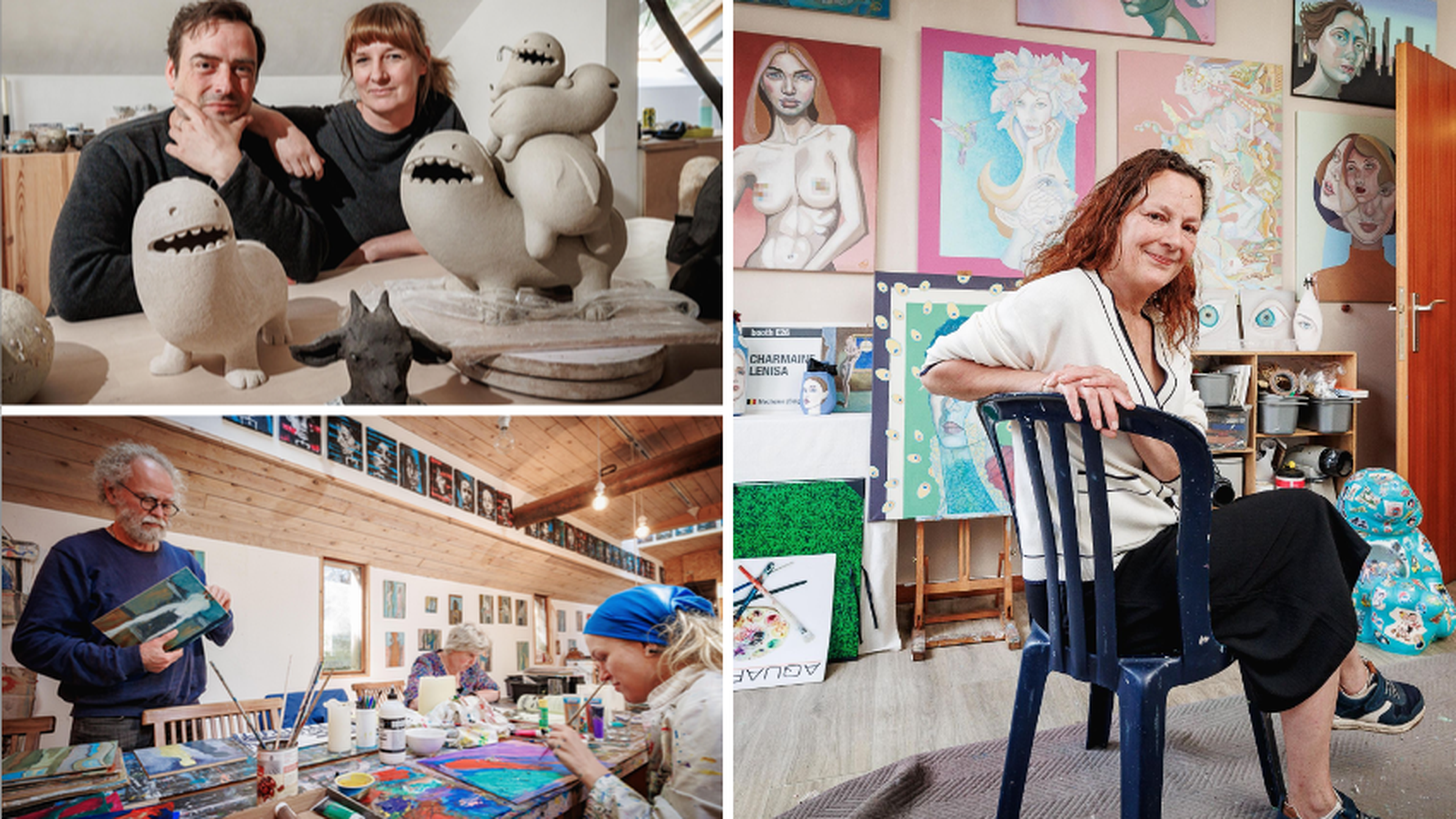 Kunstenaars nodigen bezoekers uit in hun creatieve havens tijdens Atelier in beeld: “Welkom op onze