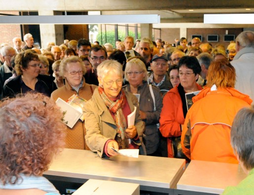 Stormloop op abonnementen de Warande