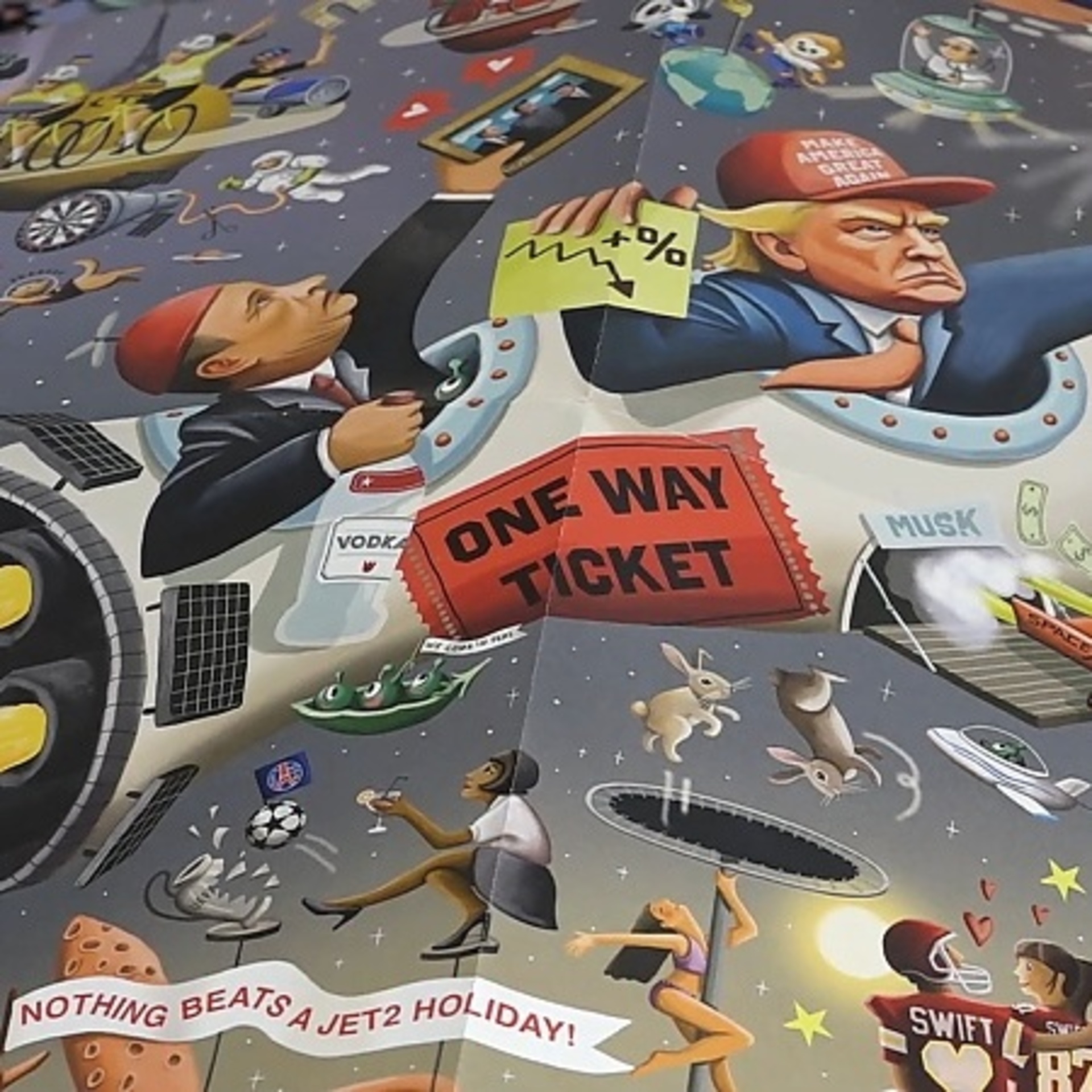 Puzzel vat 2025 samen in 1000 stukjes: "Van Donald Trump tot nieuwe naam Sportpaleis"