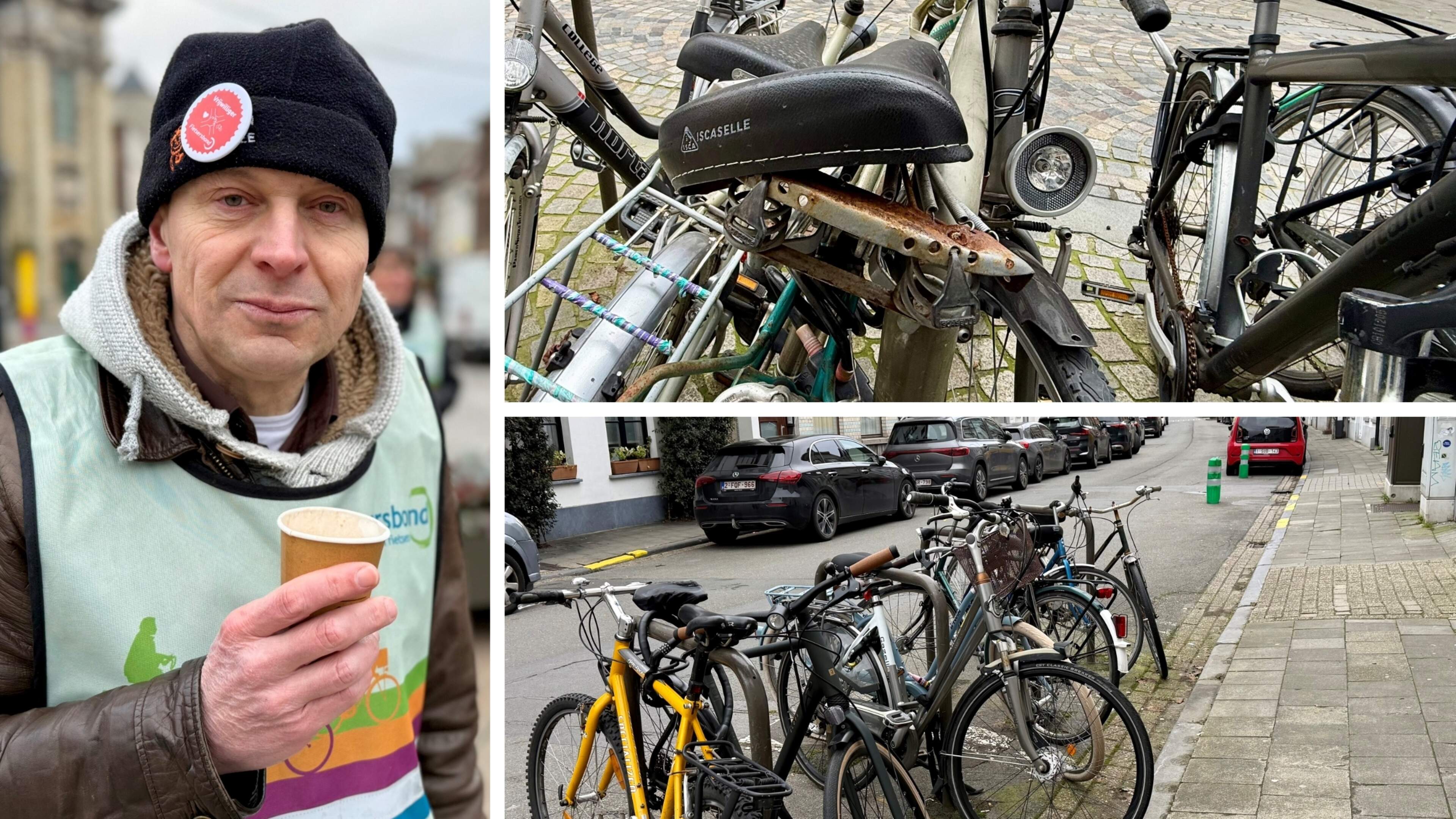 Mechelse Fietsersbond is blij met parkeernietjes, maar stuurt ook aan op actie: “Achtergelaten fiets