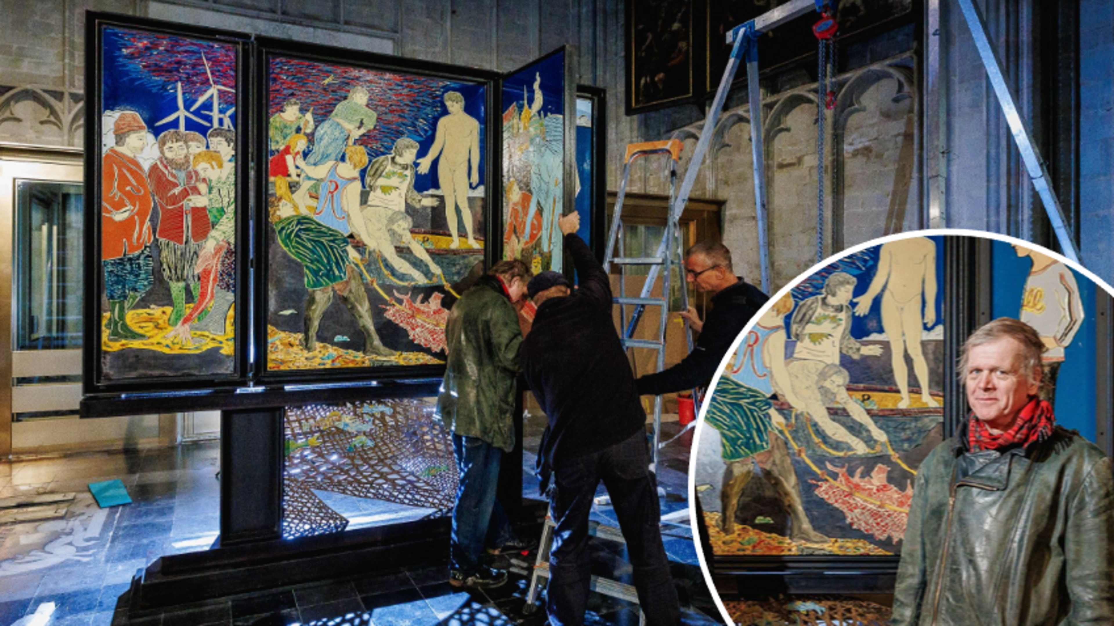 Duitse artiest in de wolken dat zijn versie van Rubens plekje krijgt in Mechelen: “Bekroning van mij