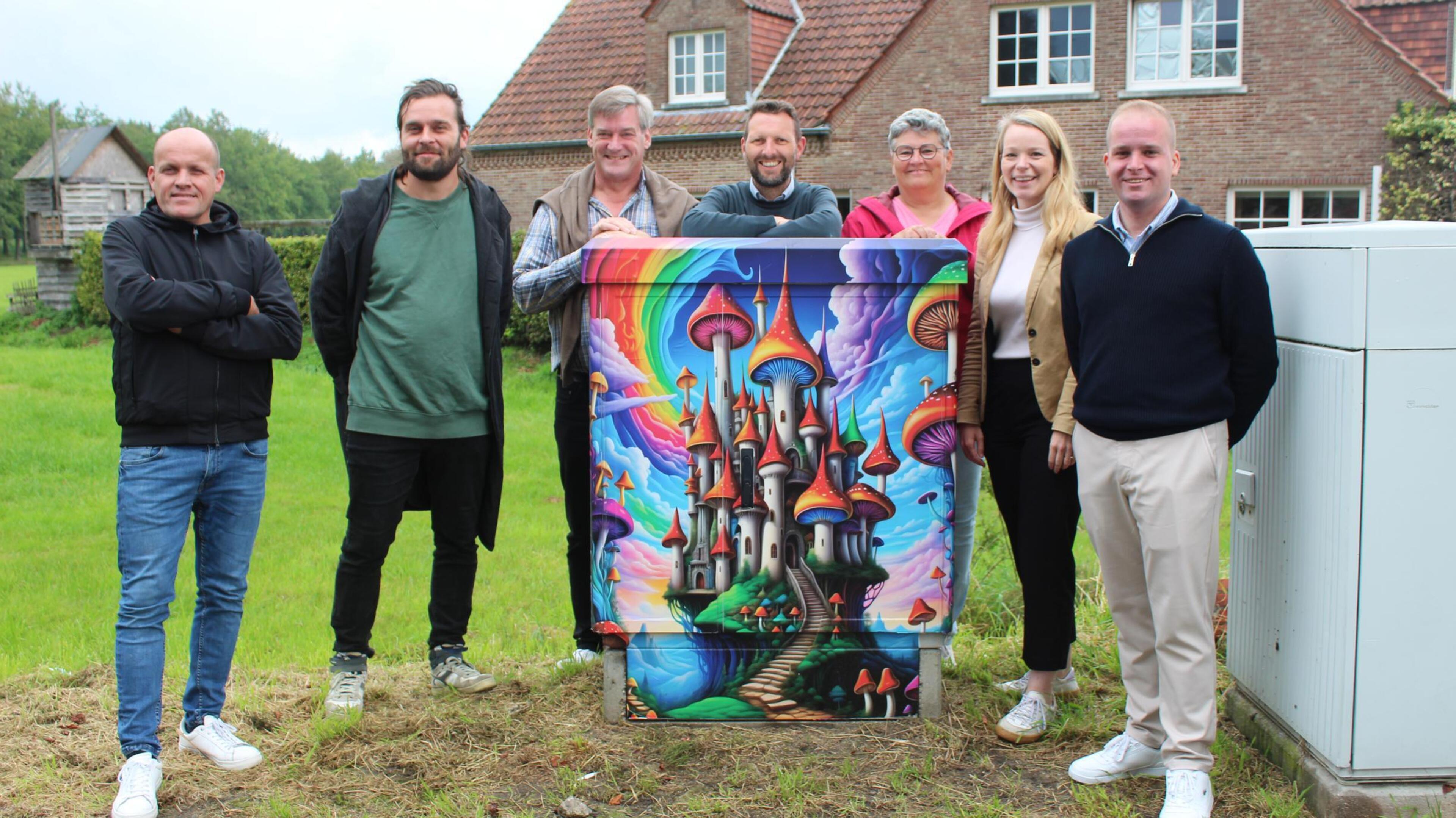 Winnende droomkastelen Mallenaren sieren nutskasten om 40 jaar aankoop kasteel de Renesse en aankoop