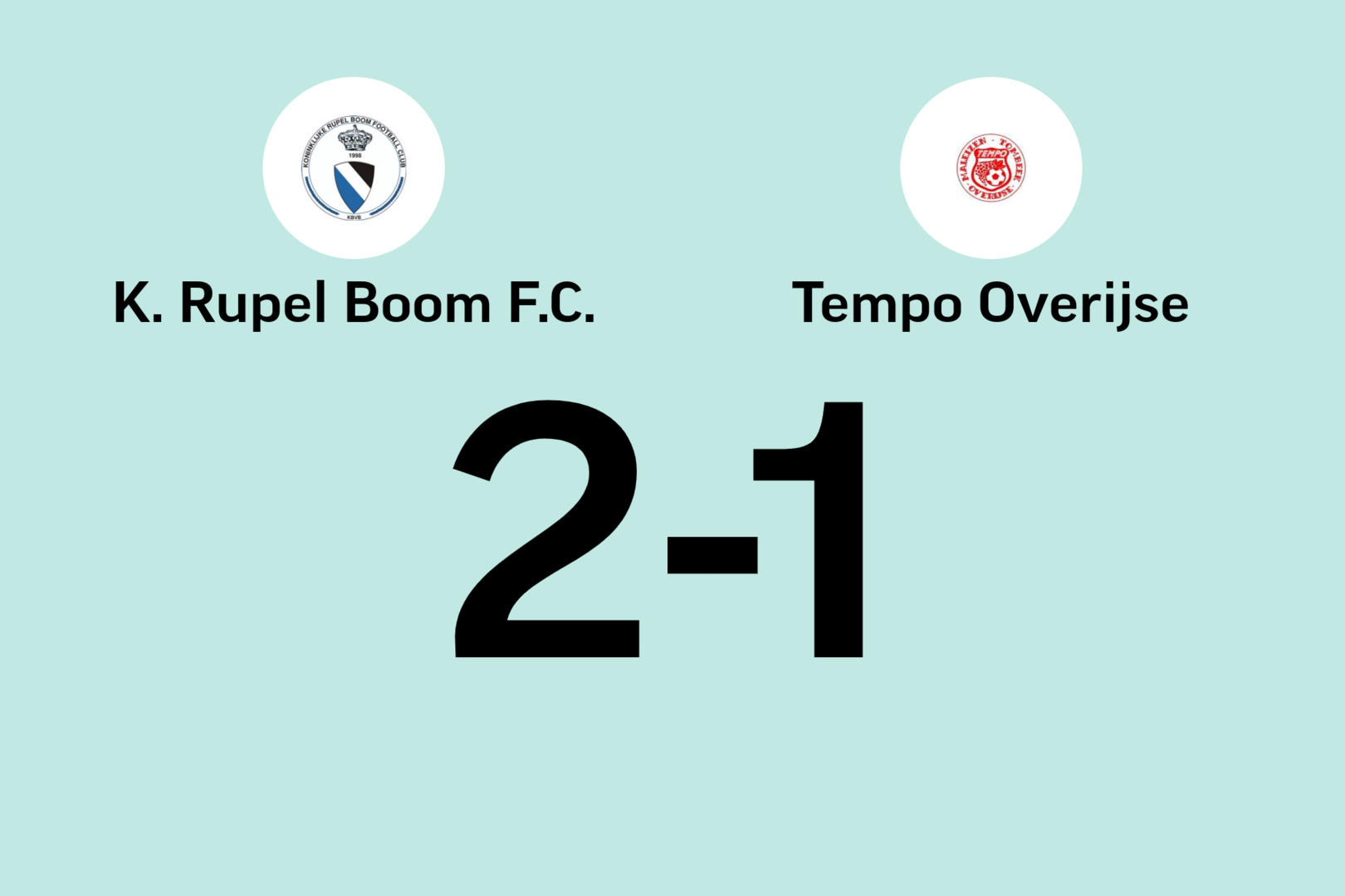 K. Rupel Boom F.C. maakt tegen Tempo Overijse einde aan slechte reeks | GVA