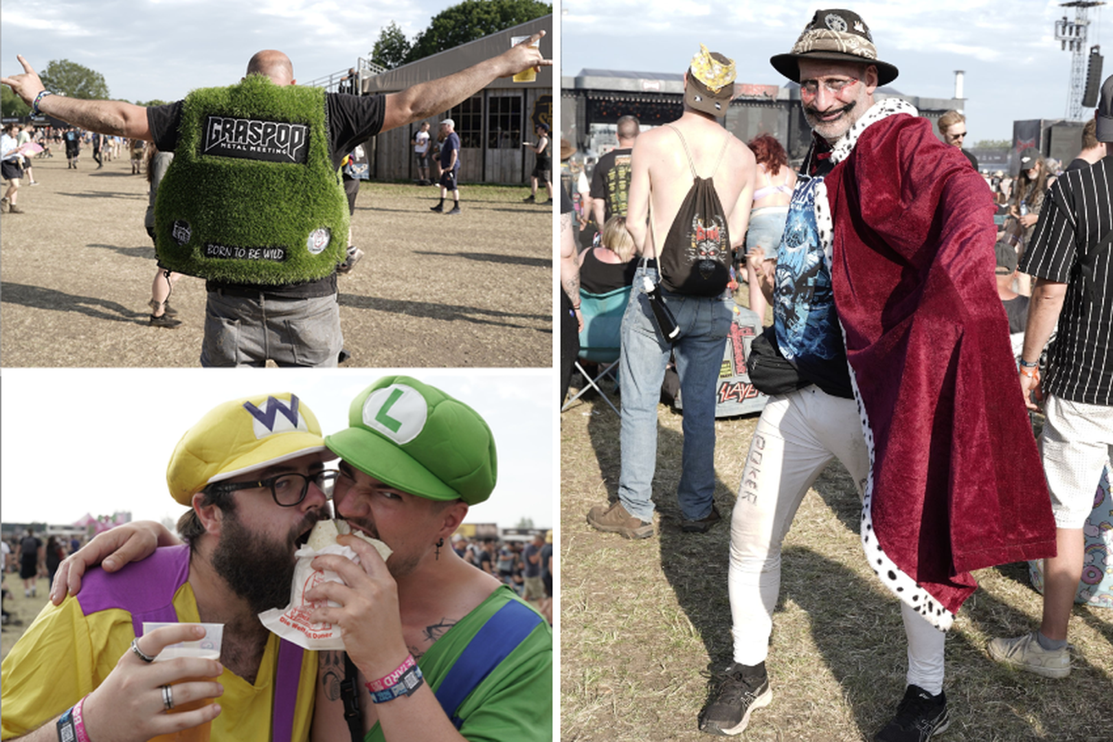 Niet iedereen droeg het klassieke zwart op Graspop, en iedereen had daar wel z’n eigen reden voor.