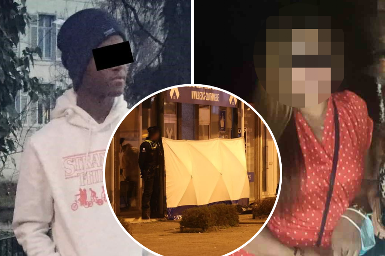 Mohamed K. (links) bekende de moord op prostituee Linda (rechts).