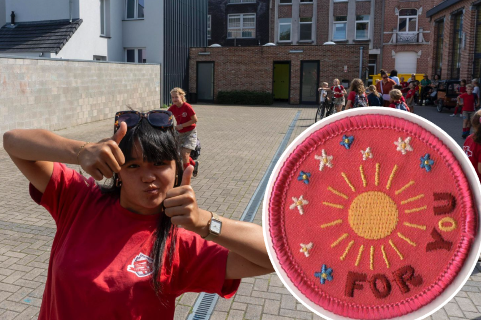 Chiro Lier patches voor De Warmste Week