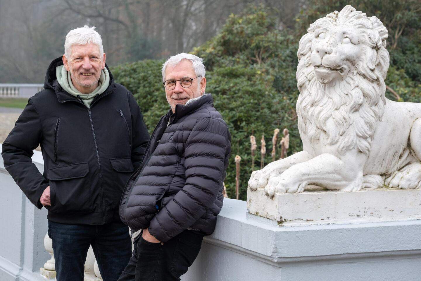 Maurice (links) met broer Philippe in 2023.