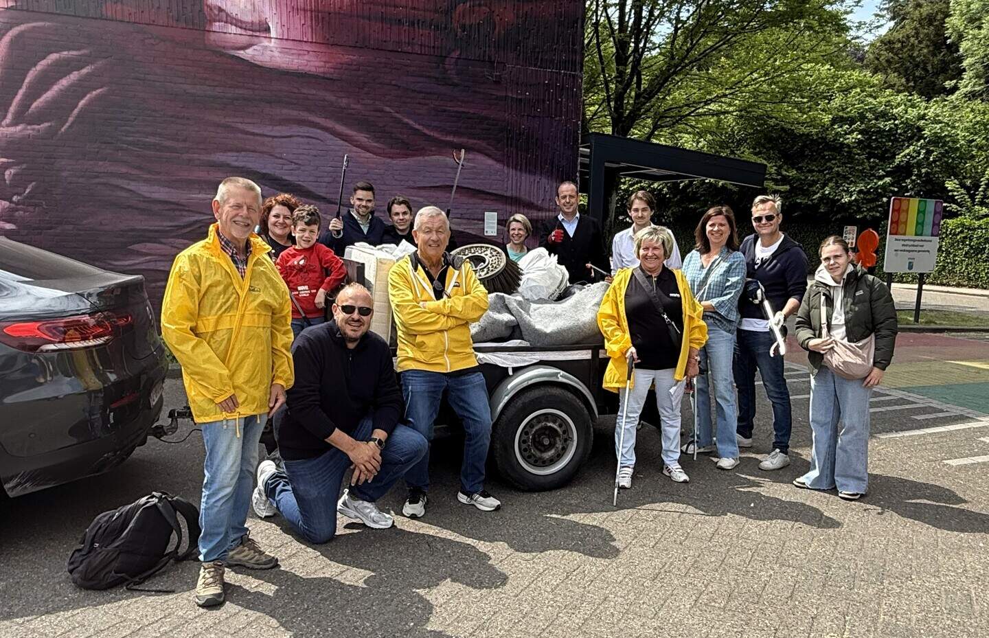 Een deel van de buit na de actie van vorige editie.