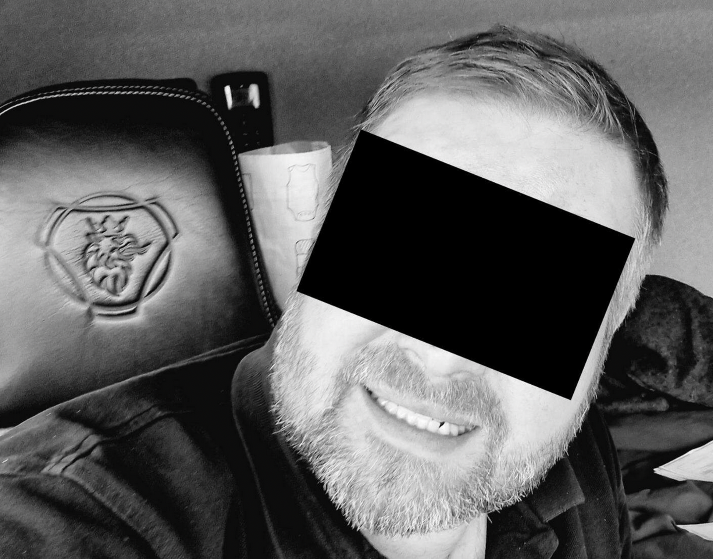 De mens achter de vrachtwagenchauffeur crypto (89) foto