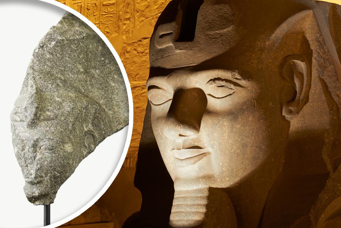 3.400 jaar oud gestolen standbeeld van koning Ramses II keert terug ...