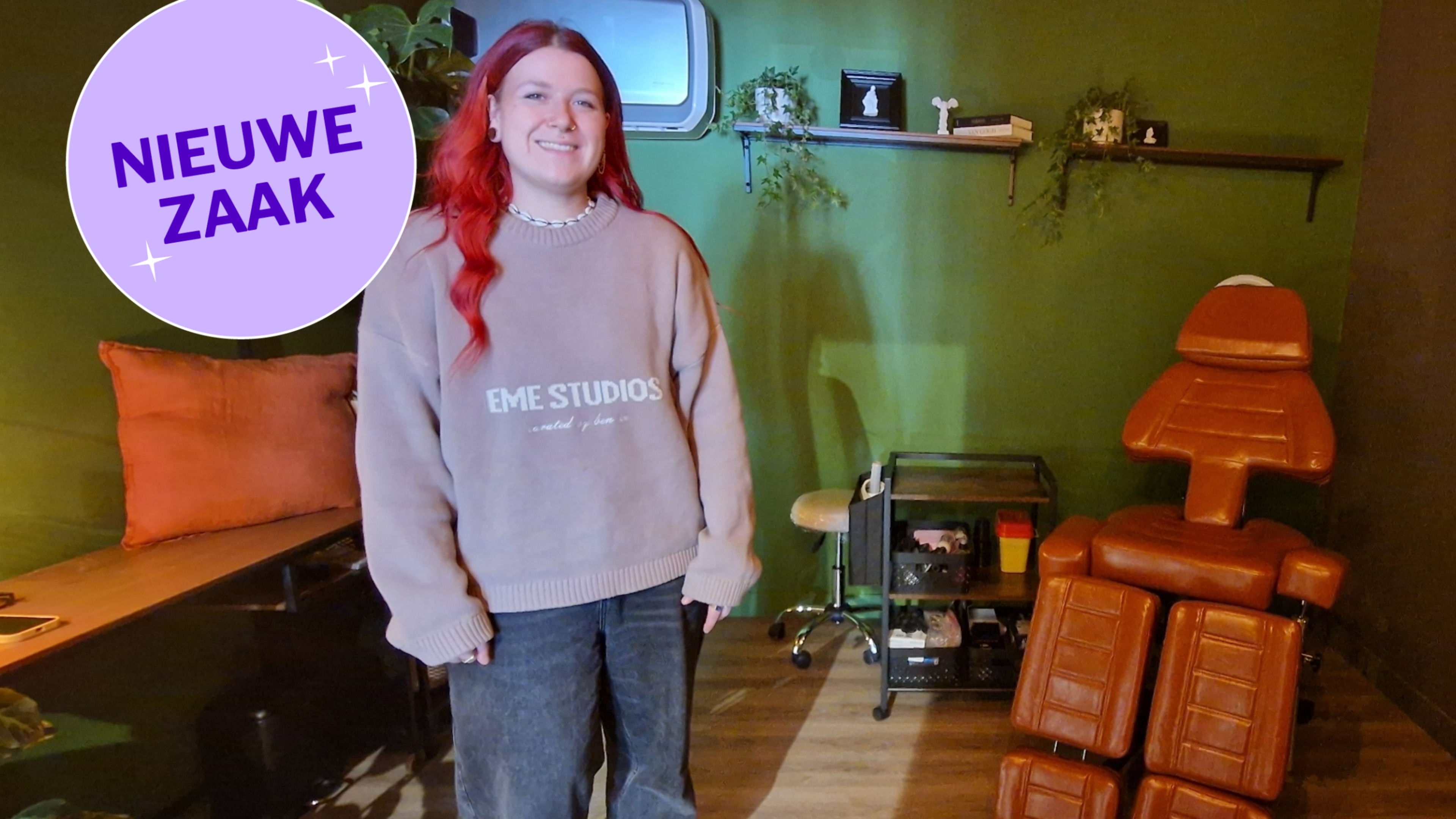 Tattoostudio van dochter vult kapsalon van ouders aan: “Mileya Ink is echt wat ik wou”