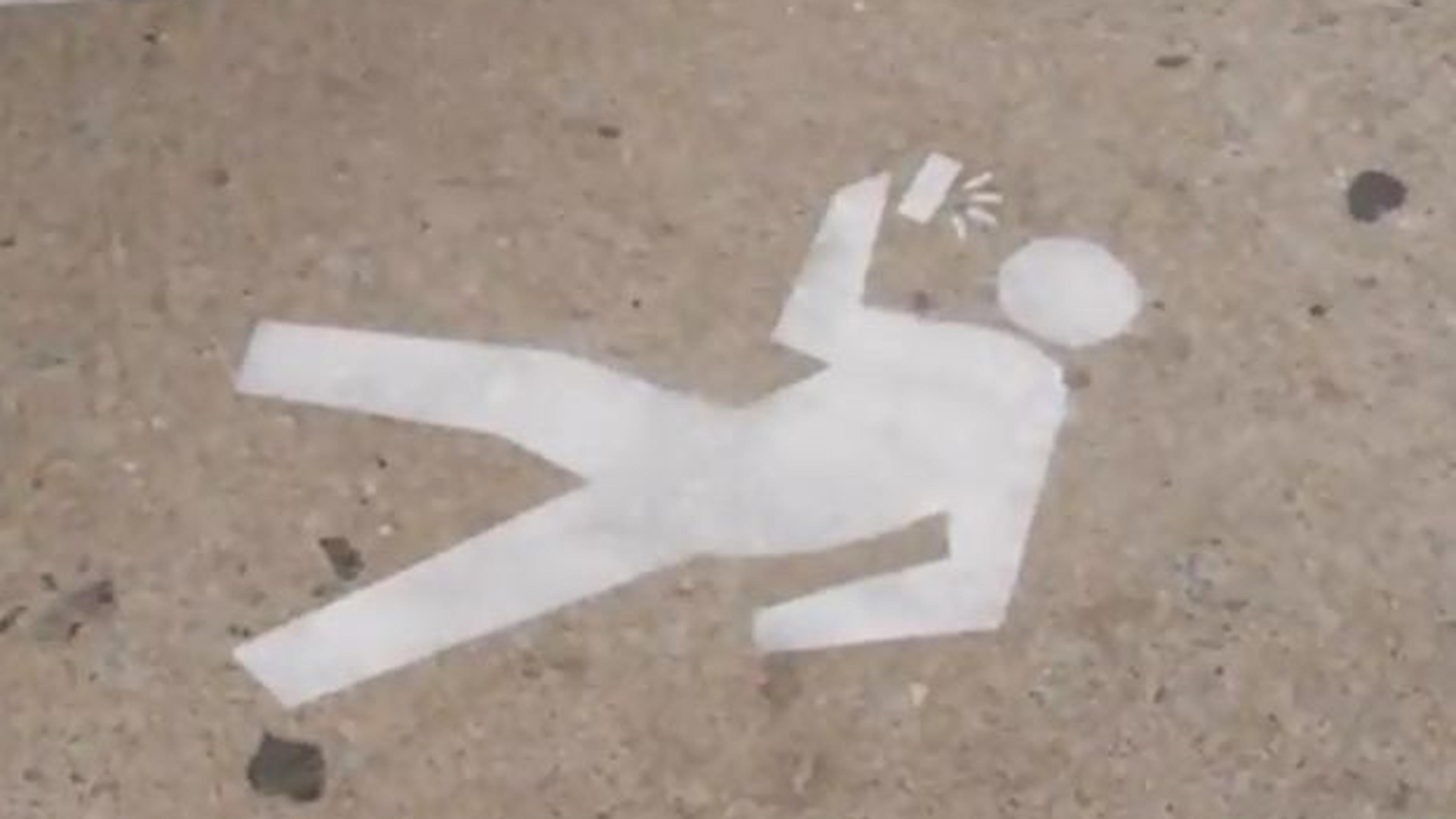 Voetgangersstrook voor smartphonegebruikers in Philadelphia (video)