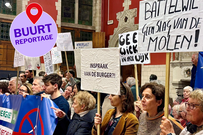 Na luid protest van de buurt werden de plannen voor een windturbine vorig jaar ingetrokken. Tijdelijk, zo blijkt nu.