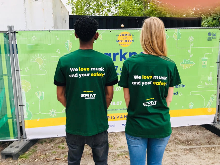 Jonge Partycheckers houden oogje in het zeil tijdens festivals | GVA
