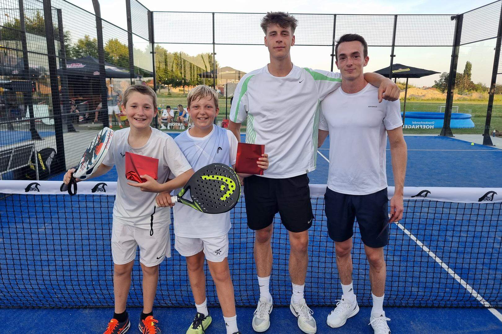 Nicolas Van Brempt en Gilles De Peuter haalden het zaterdag in de finale in De Valk in Rijkevorsel met 6-2 en 6-1 van Mats Vanhove en Davi Vanwinckel.