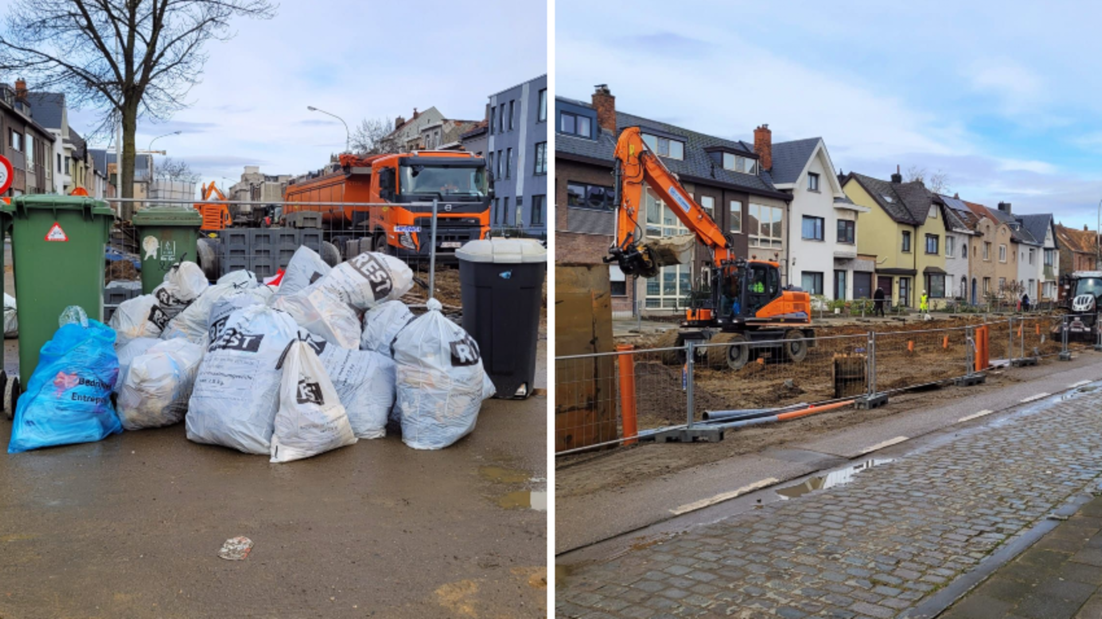 Bewoners zijn overlast en sluikstort door werken aan Lakborslei beu: “Ratten en meeuwen komen aan ro