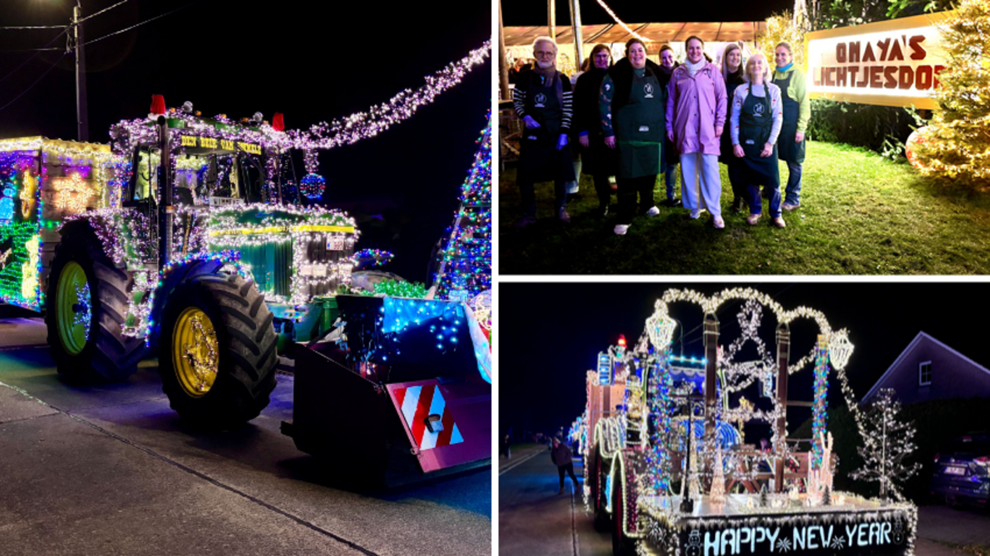 Onaya’s Lichtjesdorp brengt weer kerstsfeer in Grasheide: “Ambiance en solidariteit”