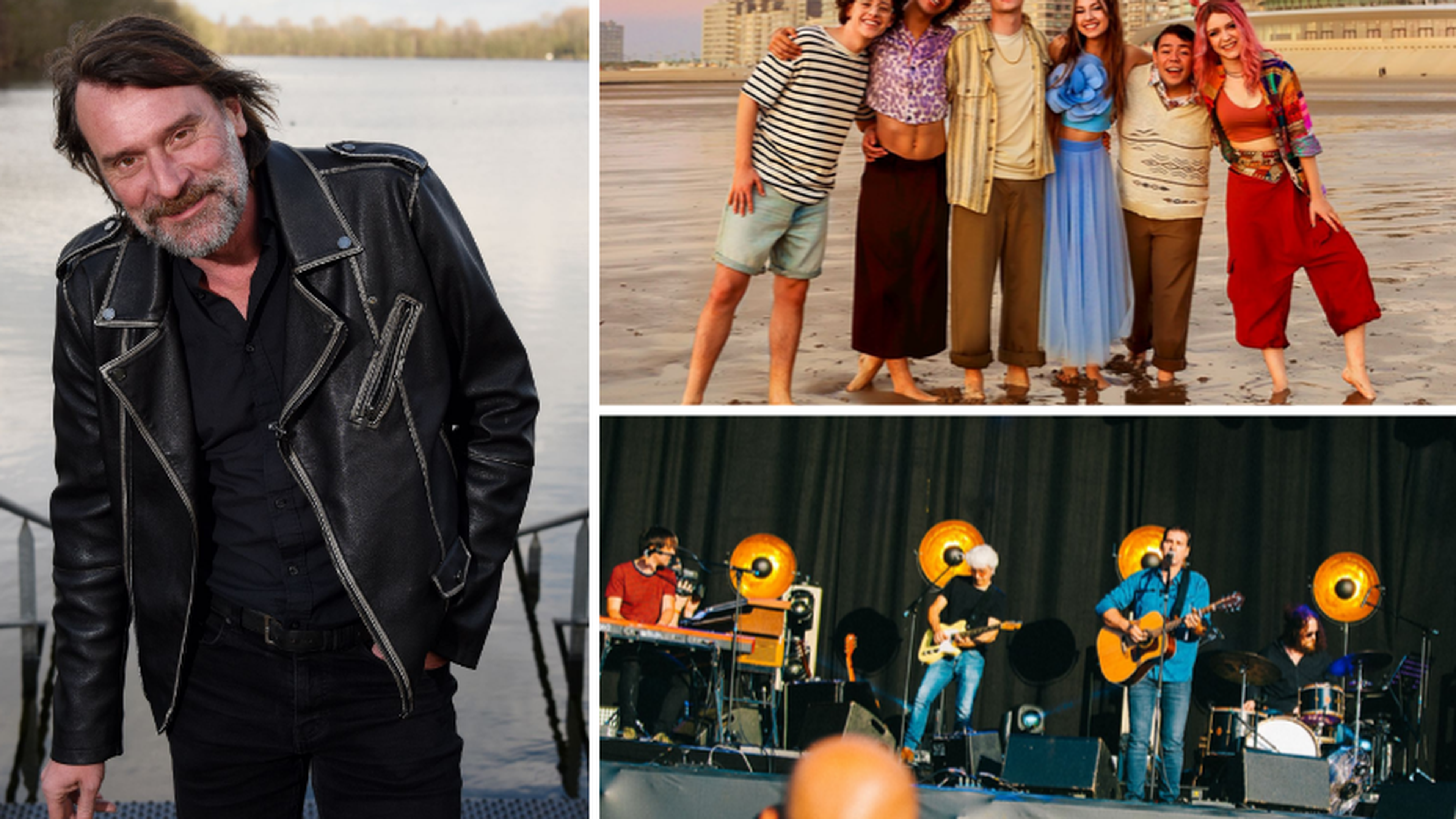 Daan, Compact Disk Dummies en #LikeMe maken affiche voor Groot Podium Maanrock compleet