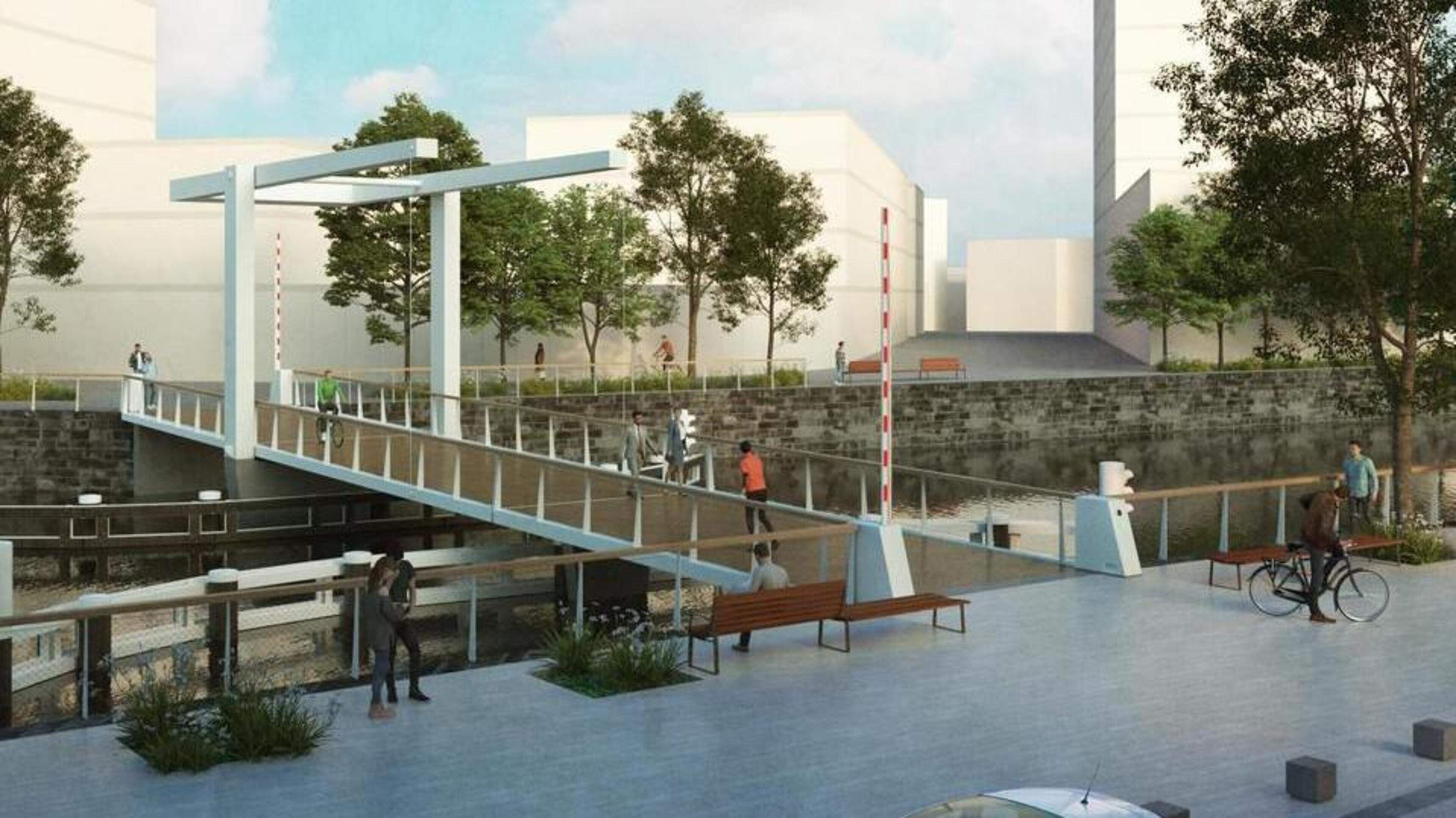 3,5 miljoen euro is er, bouw fiets- en voetgangersbrug aan Mechels Keerdok kan in 2026 starten