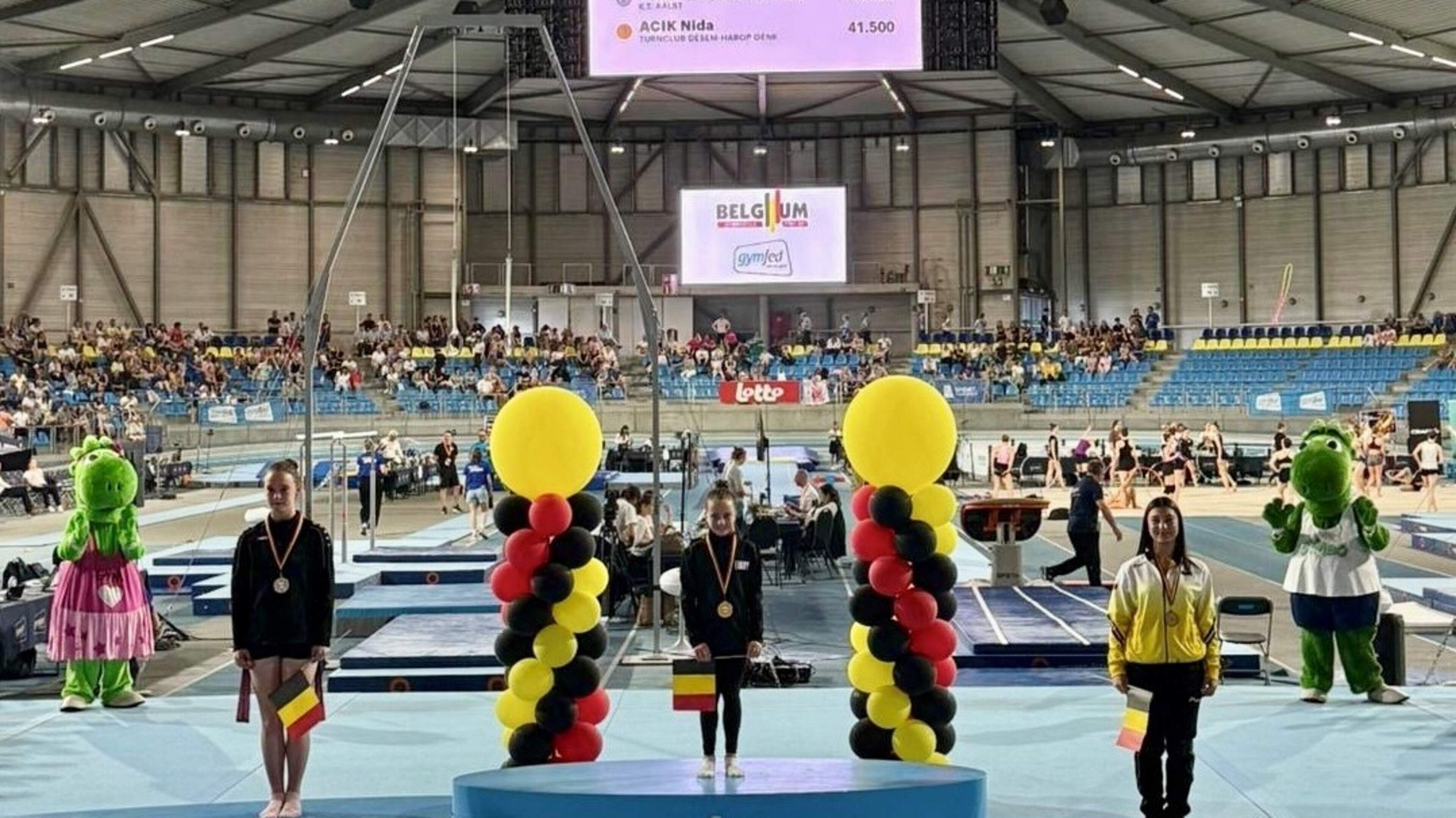 Jonge Mechelse gymnasten scoren goud op Belgisch kampioenschap