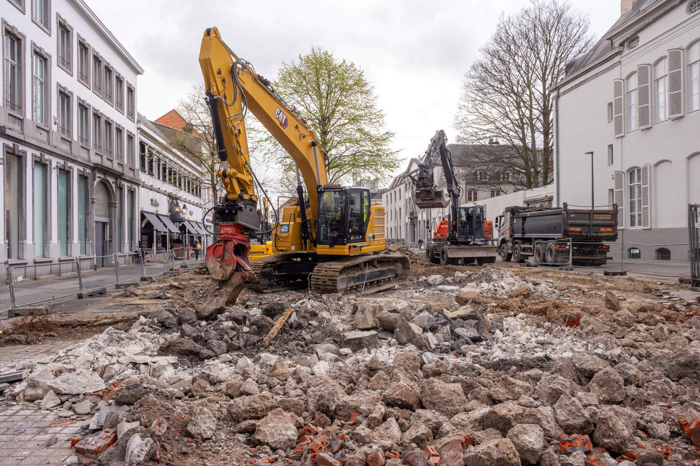 Wapper krijgt nieuw gezicht: werken gestart, oude fontein maakt plaats ...