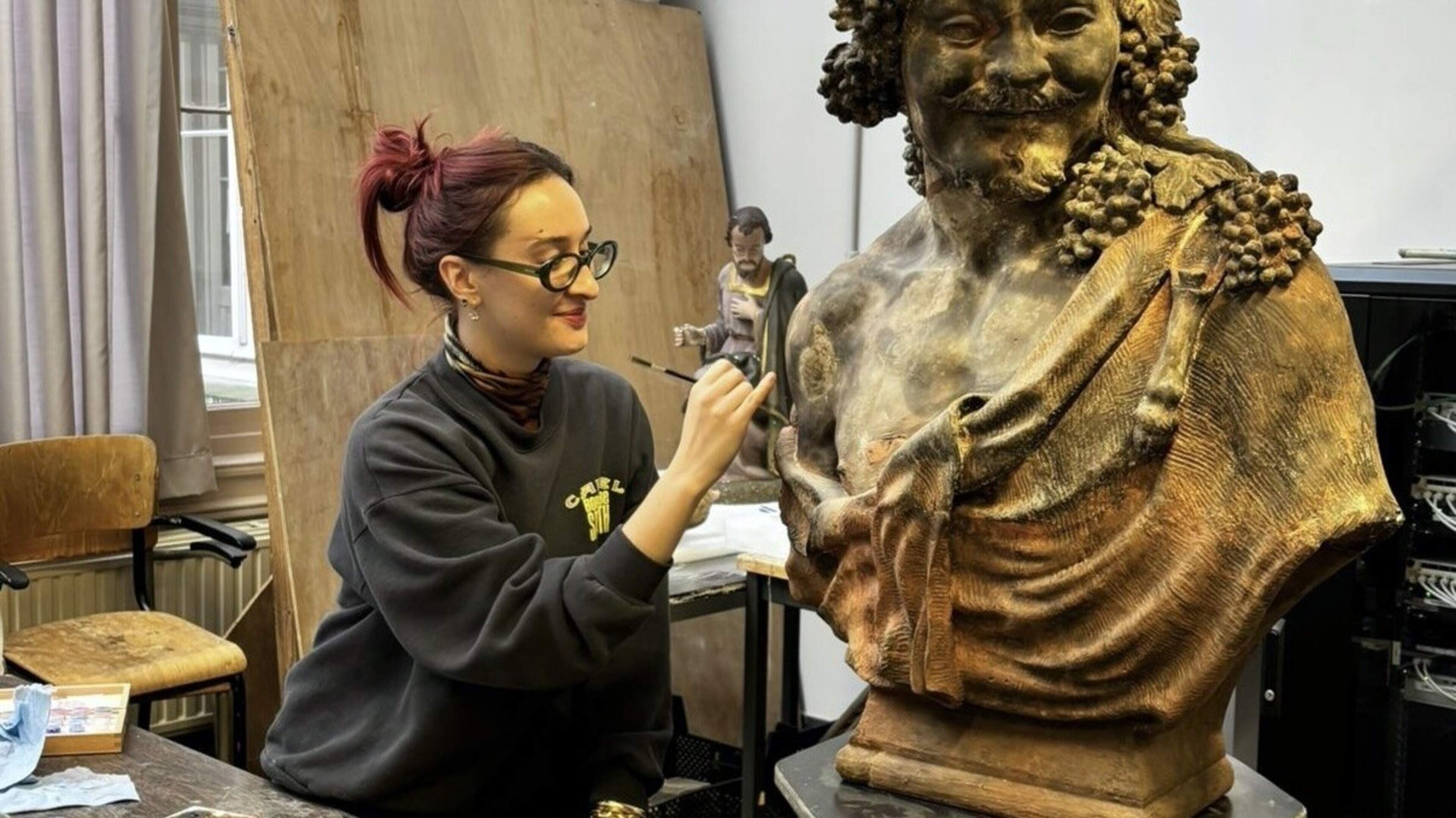 Studenten restaureren zwaar beschadigde buste van Mechelse leerling van Rubens: “Deel van uitzonderl