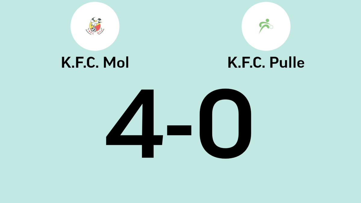 Ongeslagen reeks van Pulle beëindigd door KFC Mol | GVA