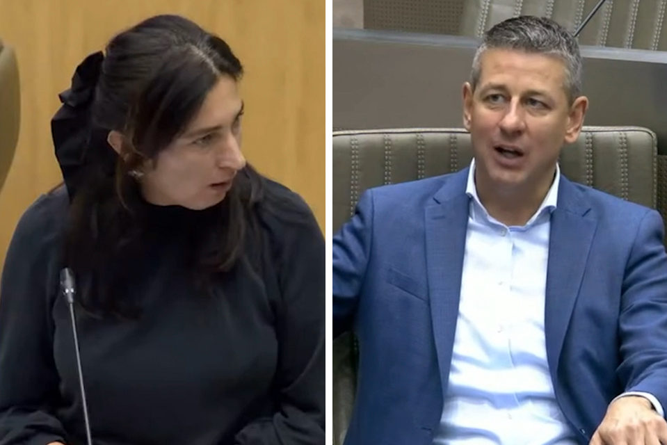 Chris Janssens, fractieleider Vlaams Belang, zou tegen Zuhal Demir ...