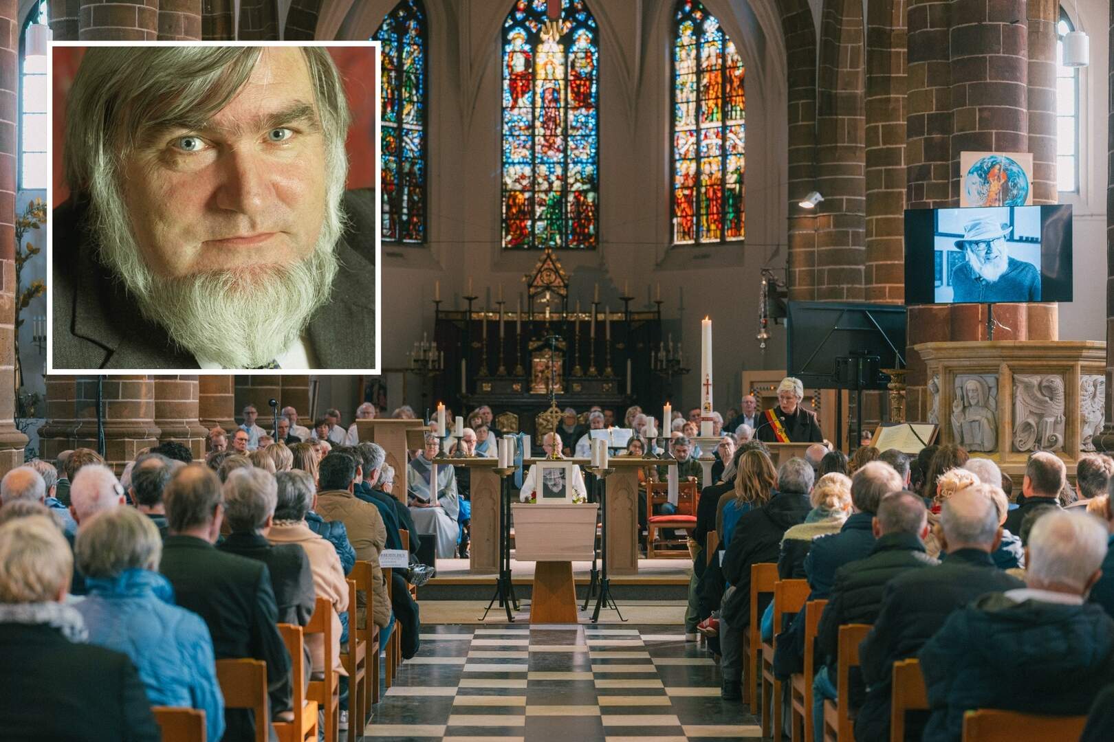 Er hing een magnetisch veld rond Ludo, dat iedereen naar hem trok”: bomvolle kerk neemt afscheid van ereburgemeester Ludo Helsen (81) | GVA