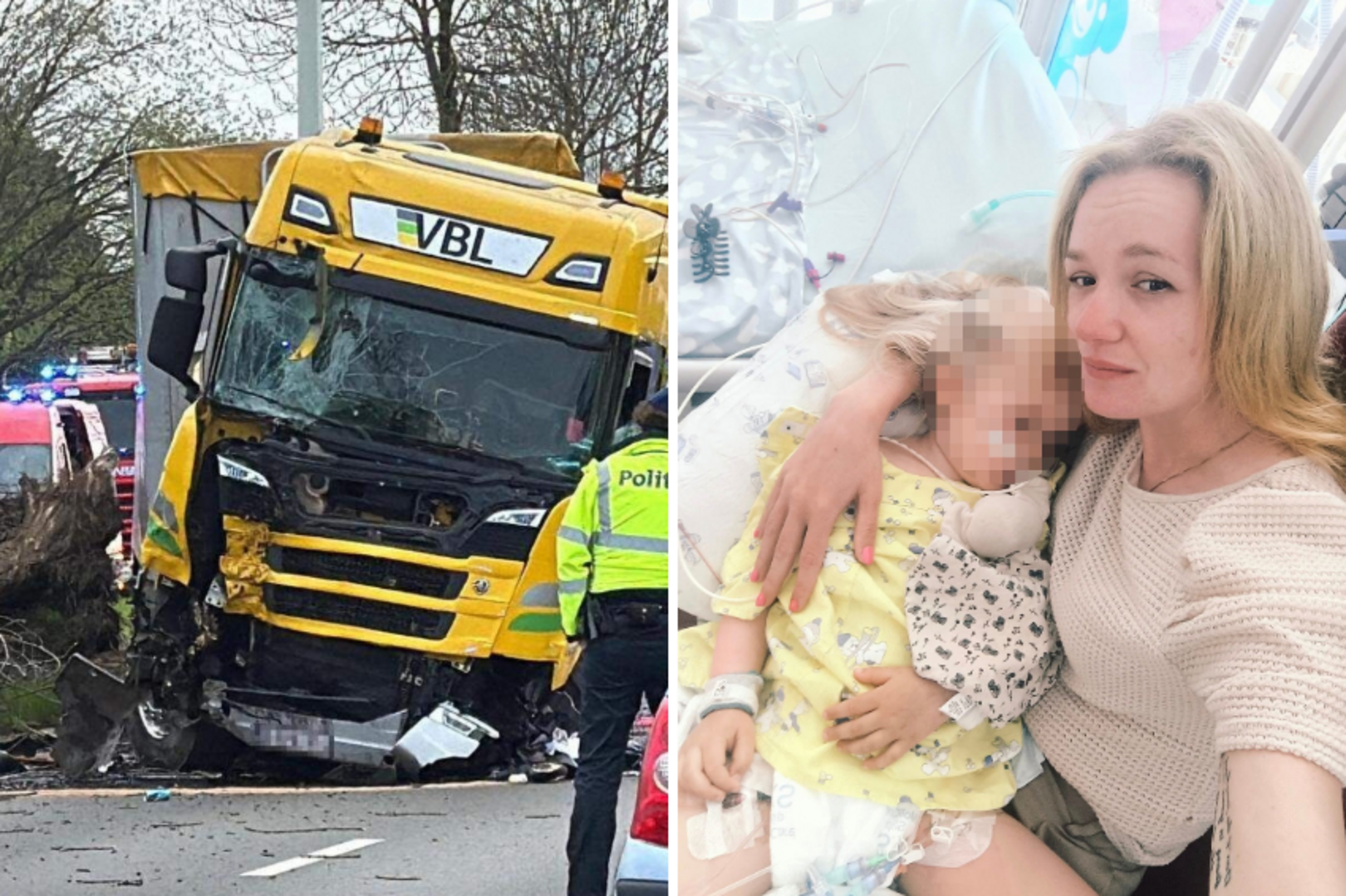 Elisa (2) ontwaakt uit coma na zwaar ongeval in Wijnegem: “Ik heb haar al  een knuffel mogen geven” | Nieuwsblad