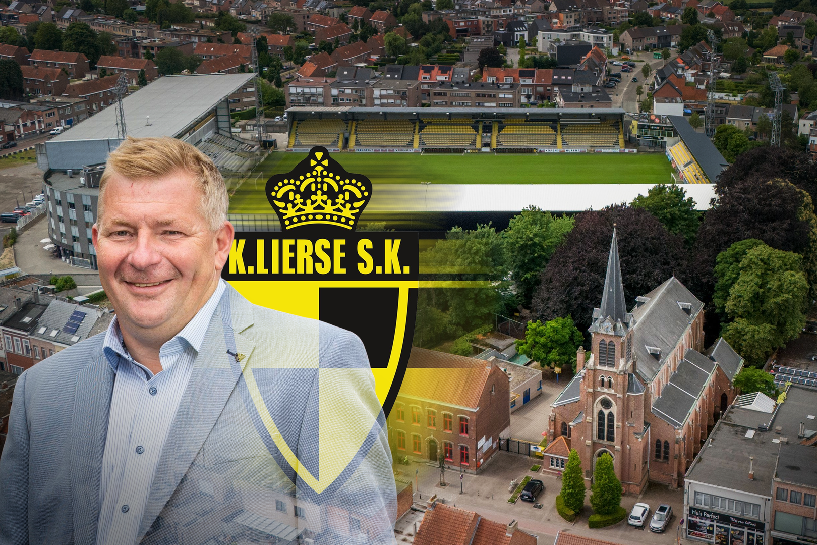 In de kerk kunnen binnenkort ook supporters en toeristen overnachten. 
