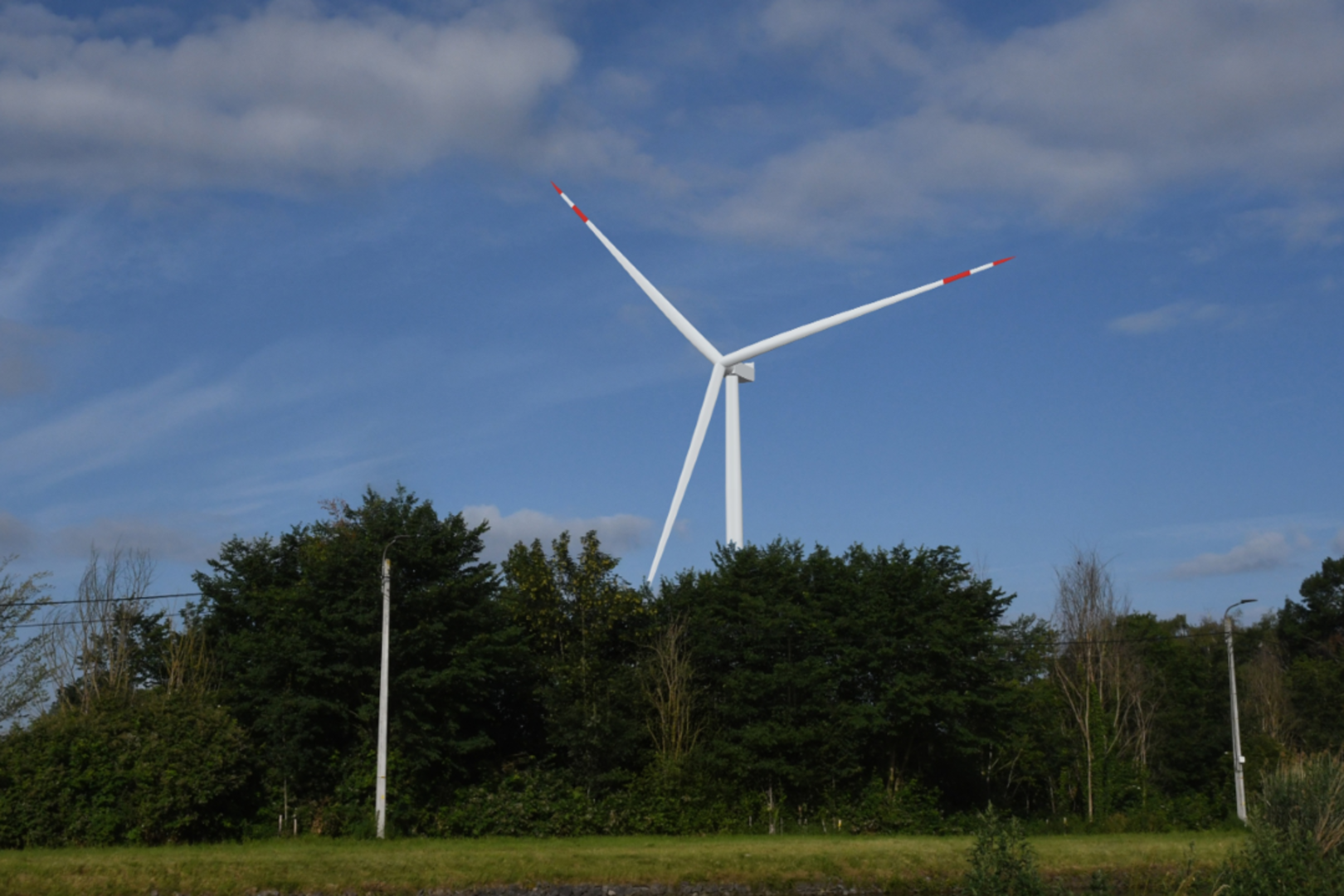 Een visualisatie van de Uilmolen vanaf de Auwegemvaart.