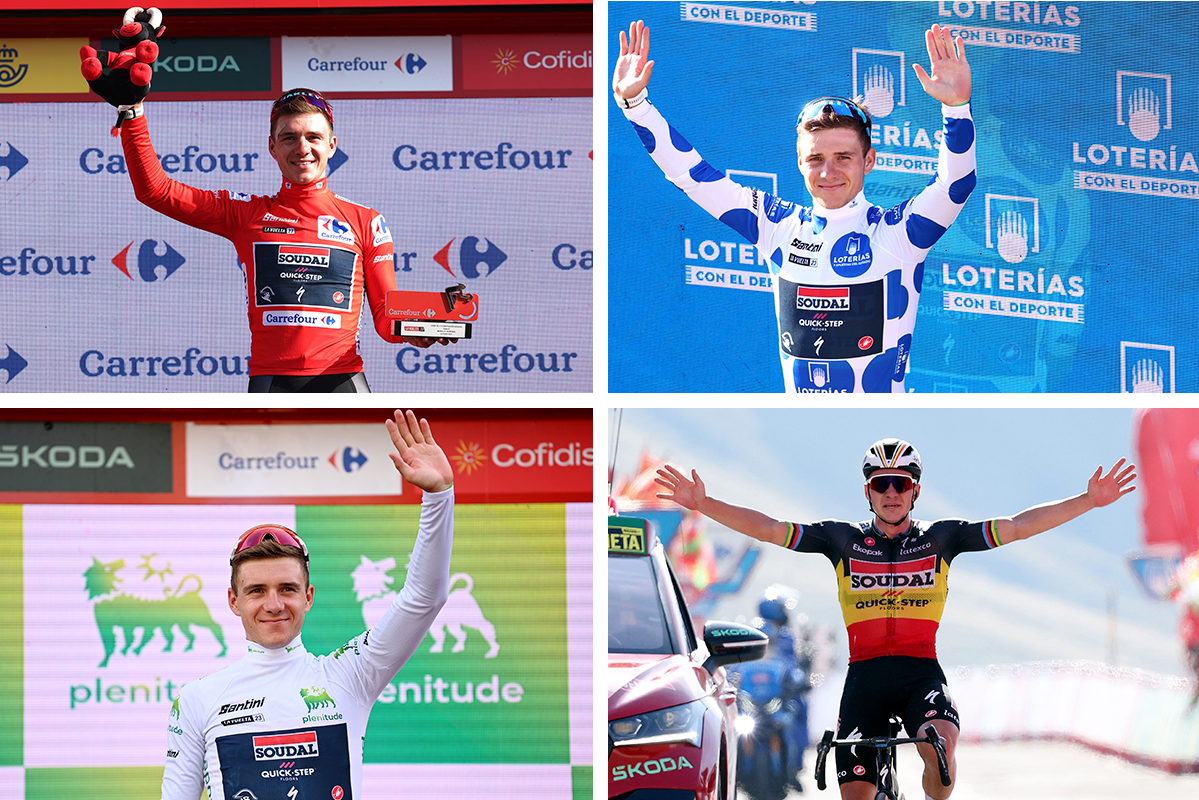 Nu ook de bolletjes: Remco Evenepoel draagt zondag al zesde