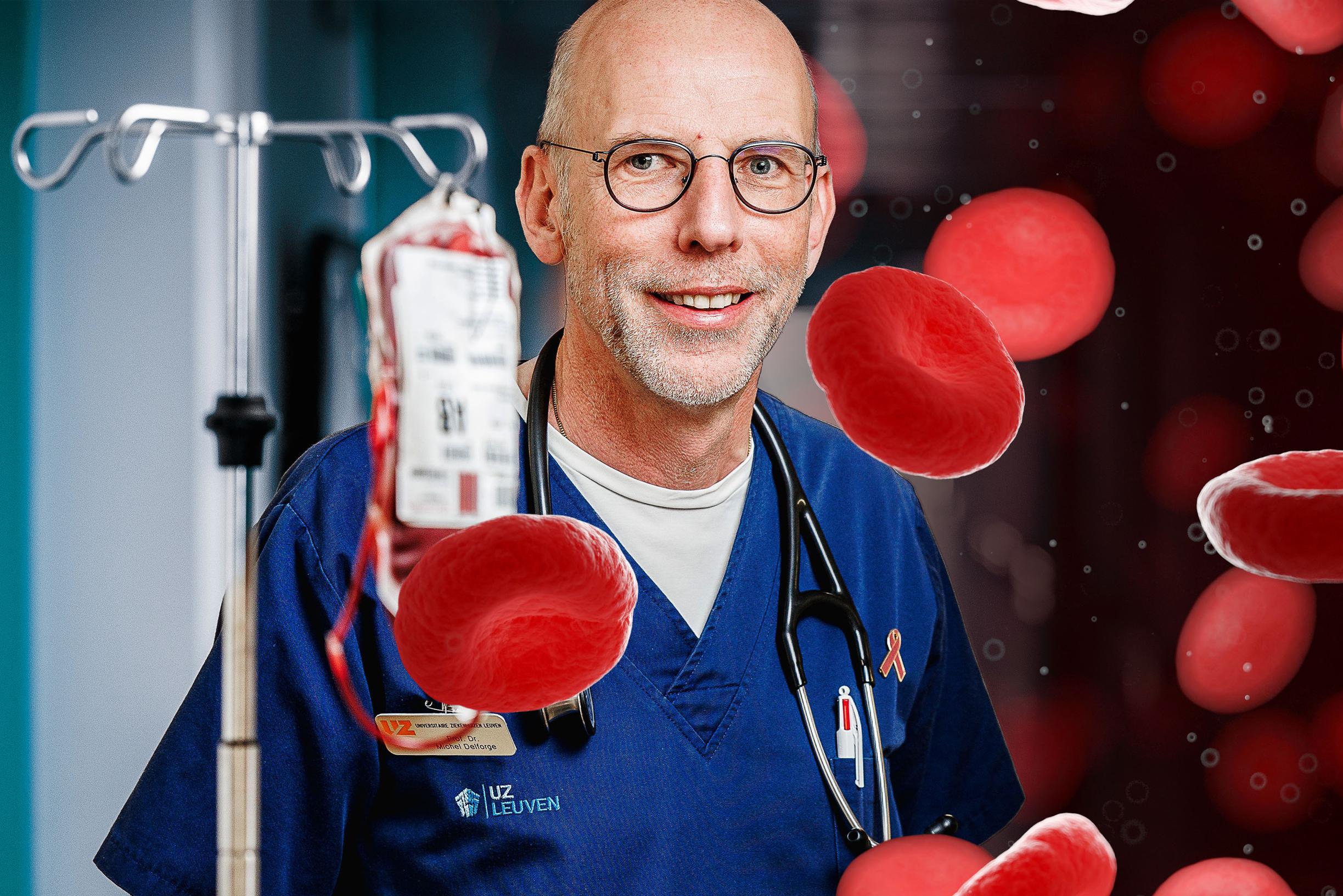 Hematoloog Michel Delforge: “Bloed ziet er misschien bedrieglijk