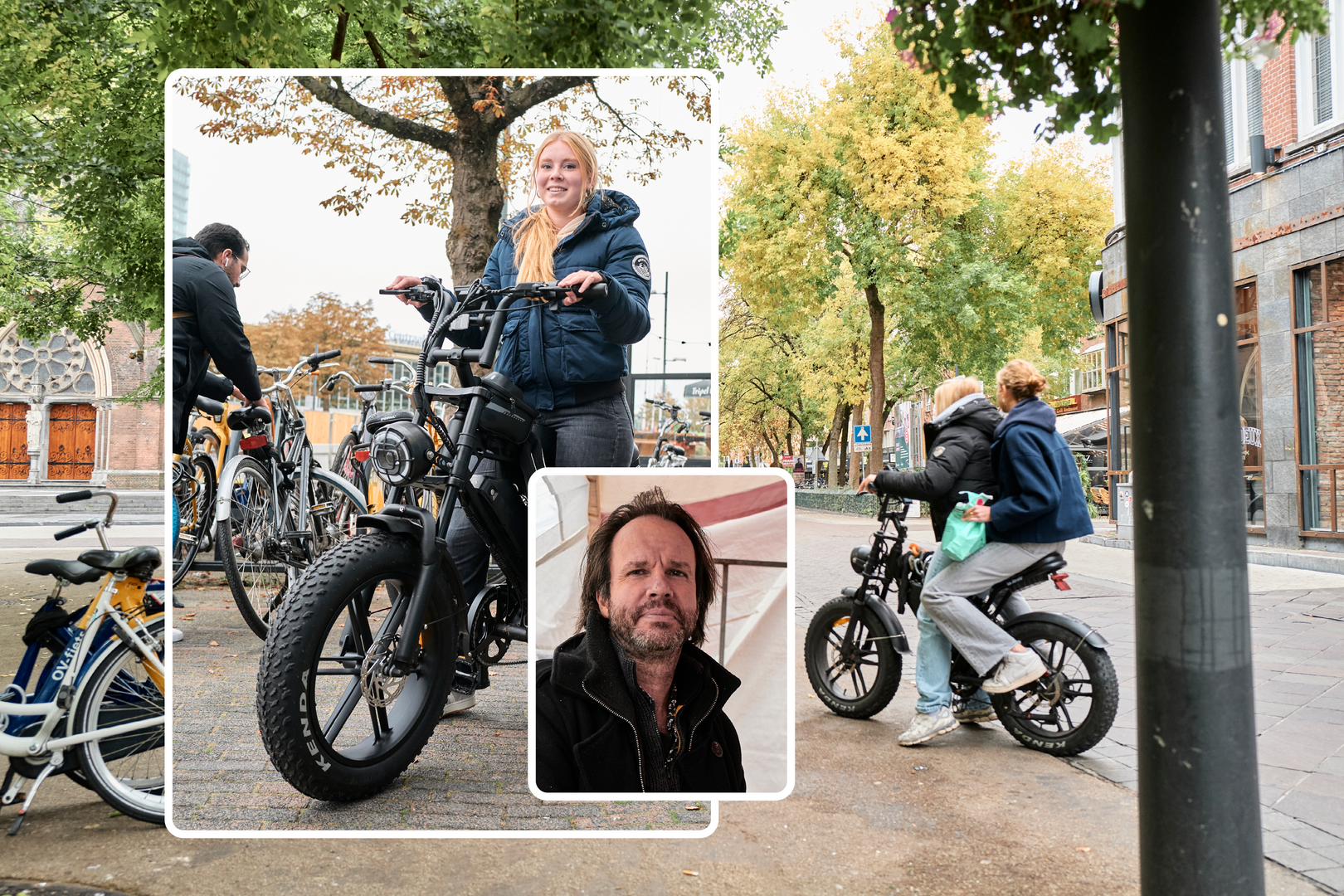 Niet zelden zitten jongeren met meer dan twee personen op een fatbike.