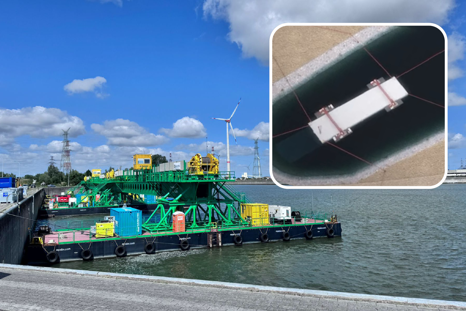 Eerste tunnelelement Scheldetunnel wordt vandaag afgezonken: wat