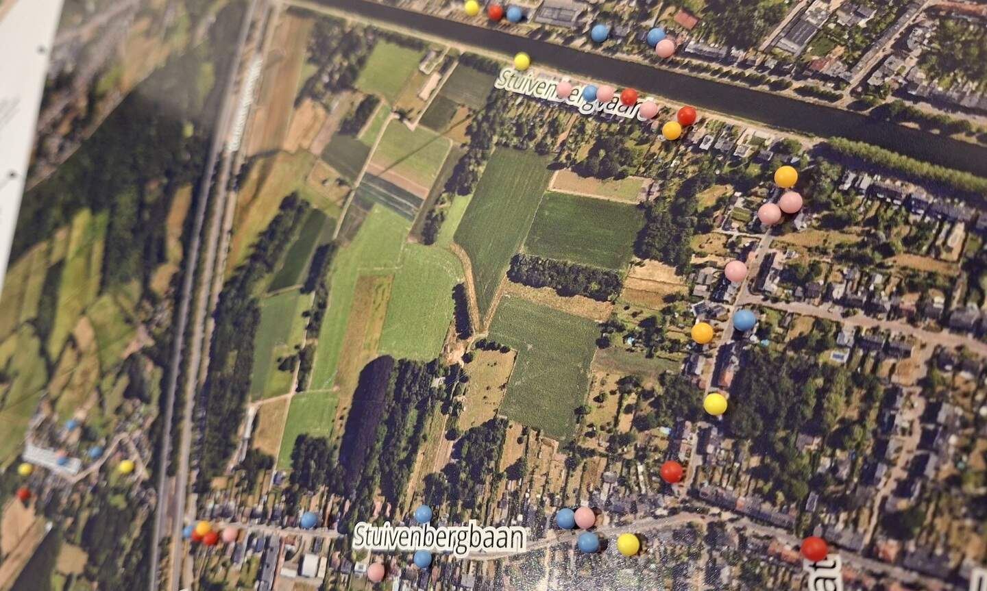 Tijdens het infomoment kregen buurtbewoners een beter zicht op de impact van de windmolen.