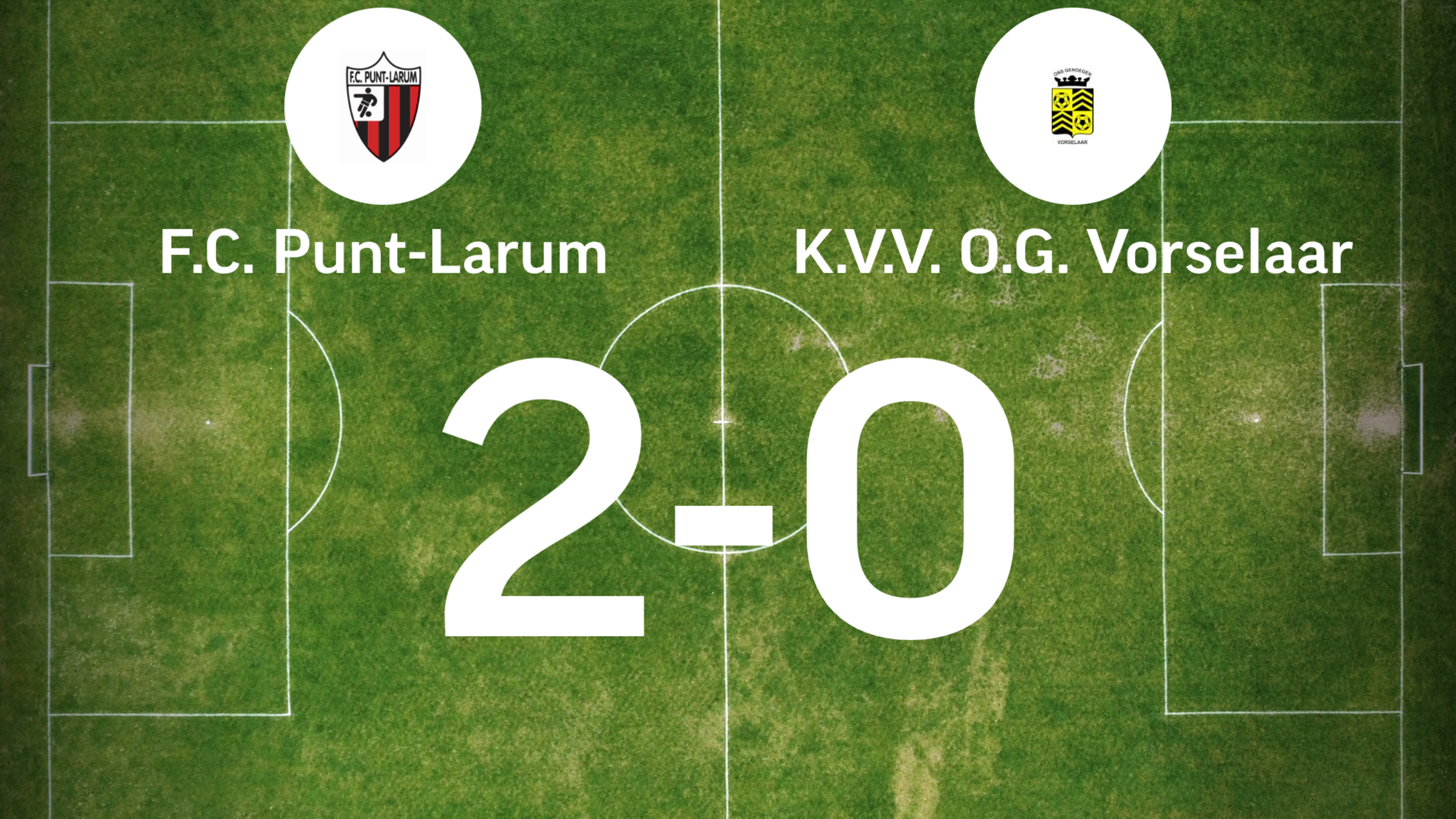 Punt-Larum te sterk voor Vorselaar