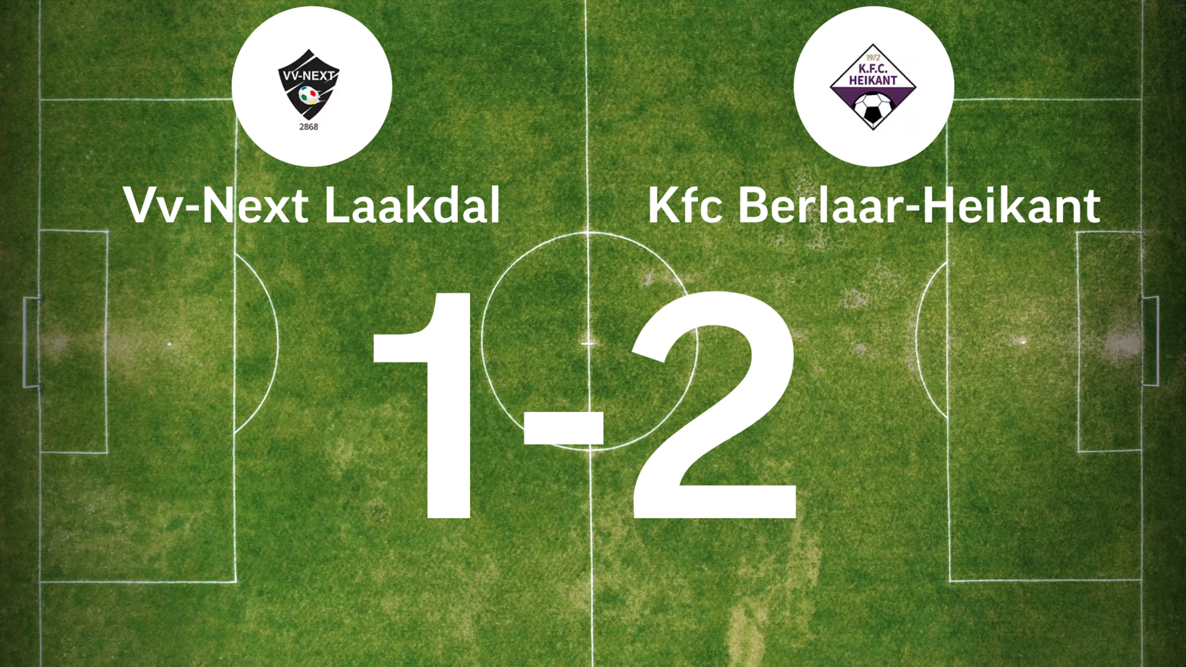 Berlaar-Heikant B dankzij Tobe De Meyer en Jari Laureys langs Laakdal NXT B