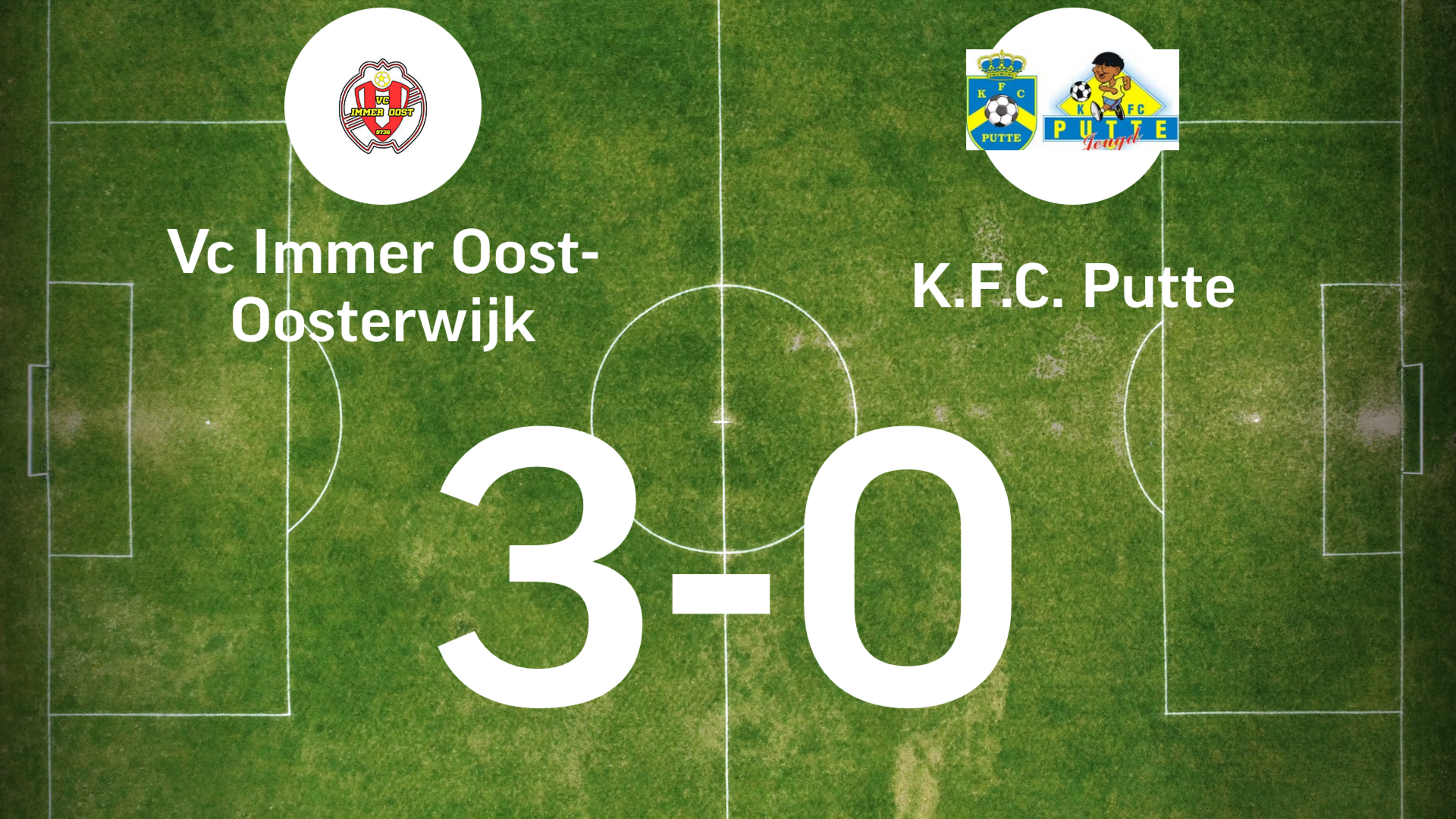 Match tussen Immer Oost en Putte B stopgezet