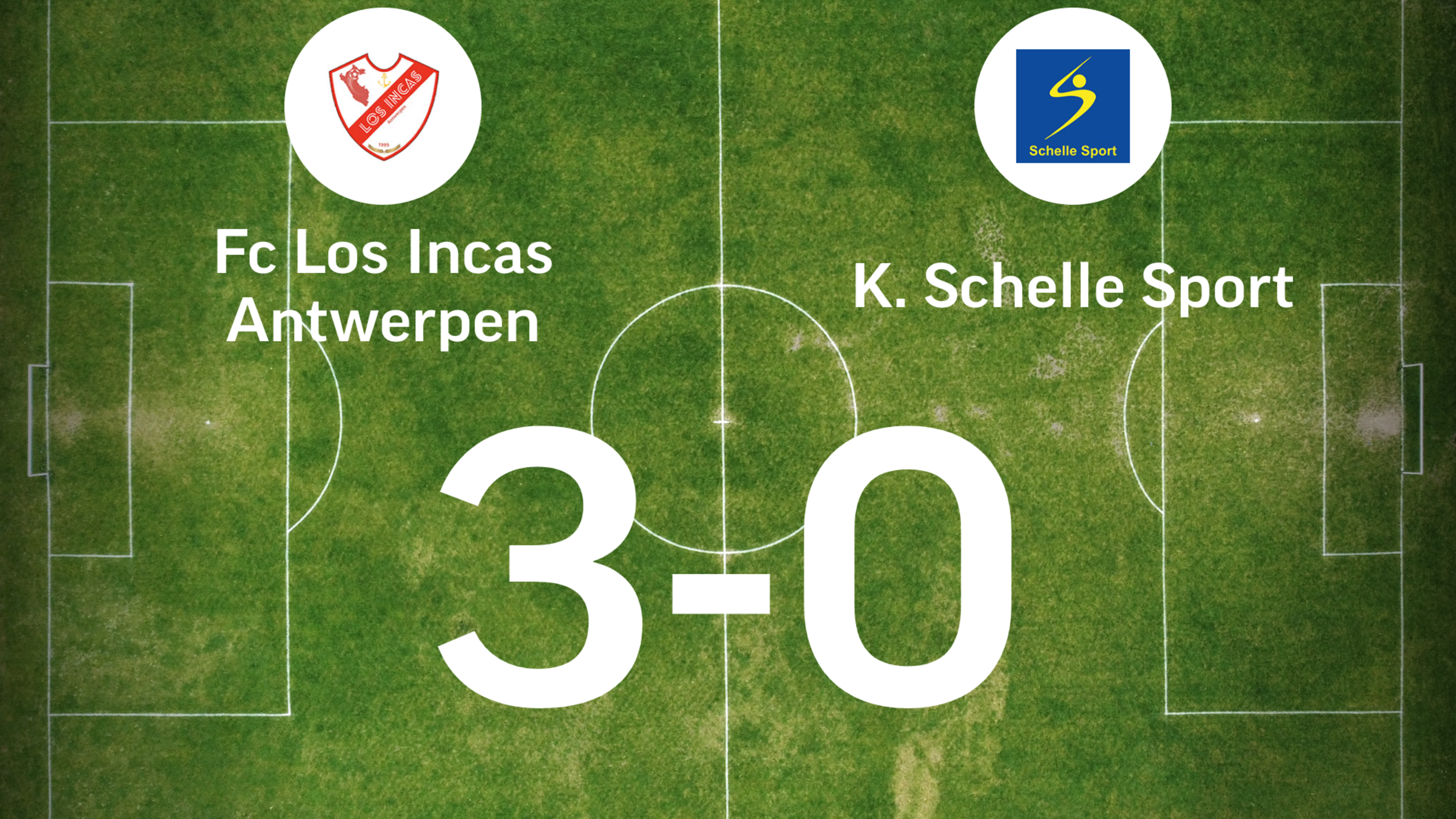 Los Incas wint duel tegen Schelle Sport B