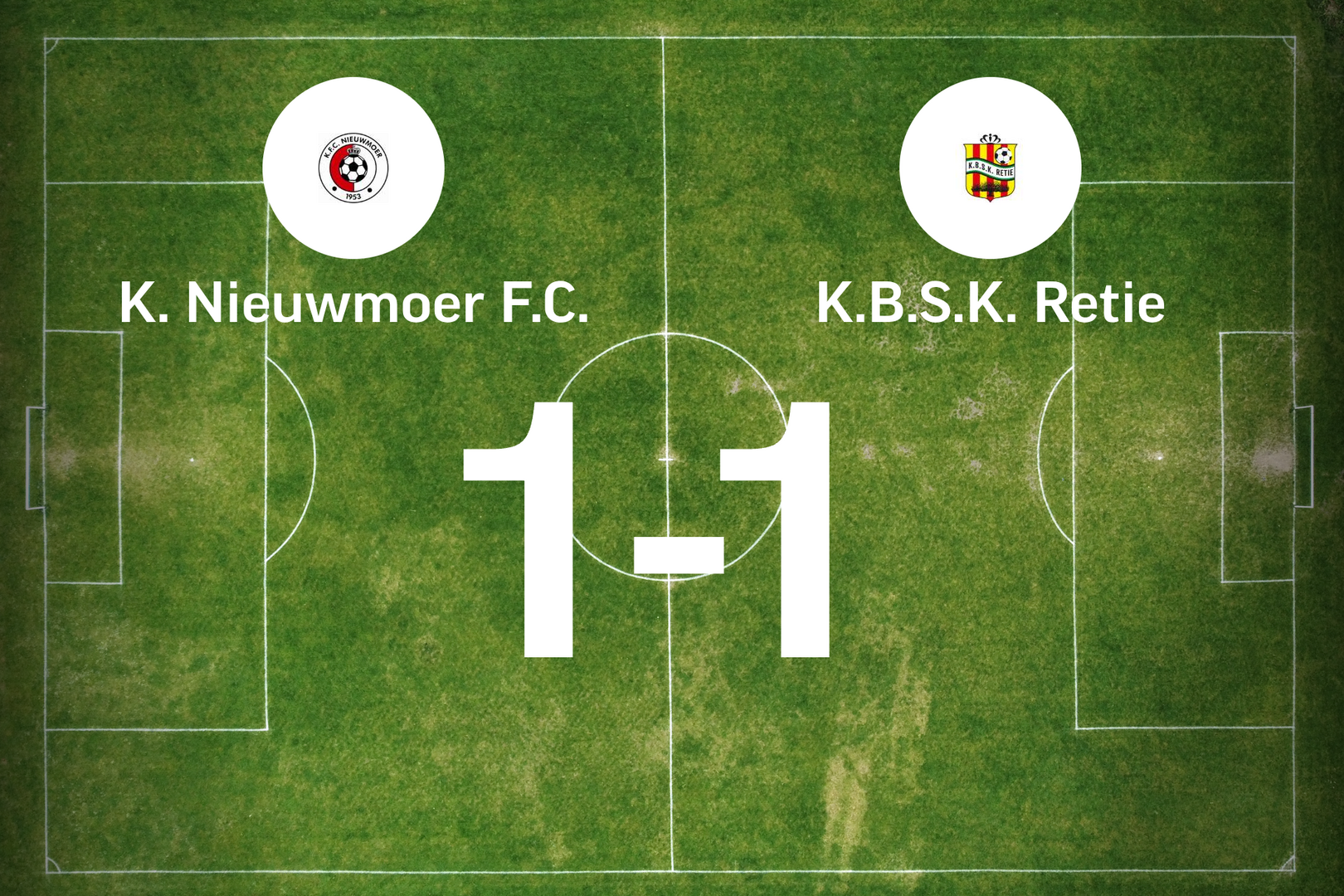 Nieuwmoer En KBSK Retie Eindigt Op 1 1 GVA nieuwmoer-en-kbsk-retie-eindigt-op-1-1-gva