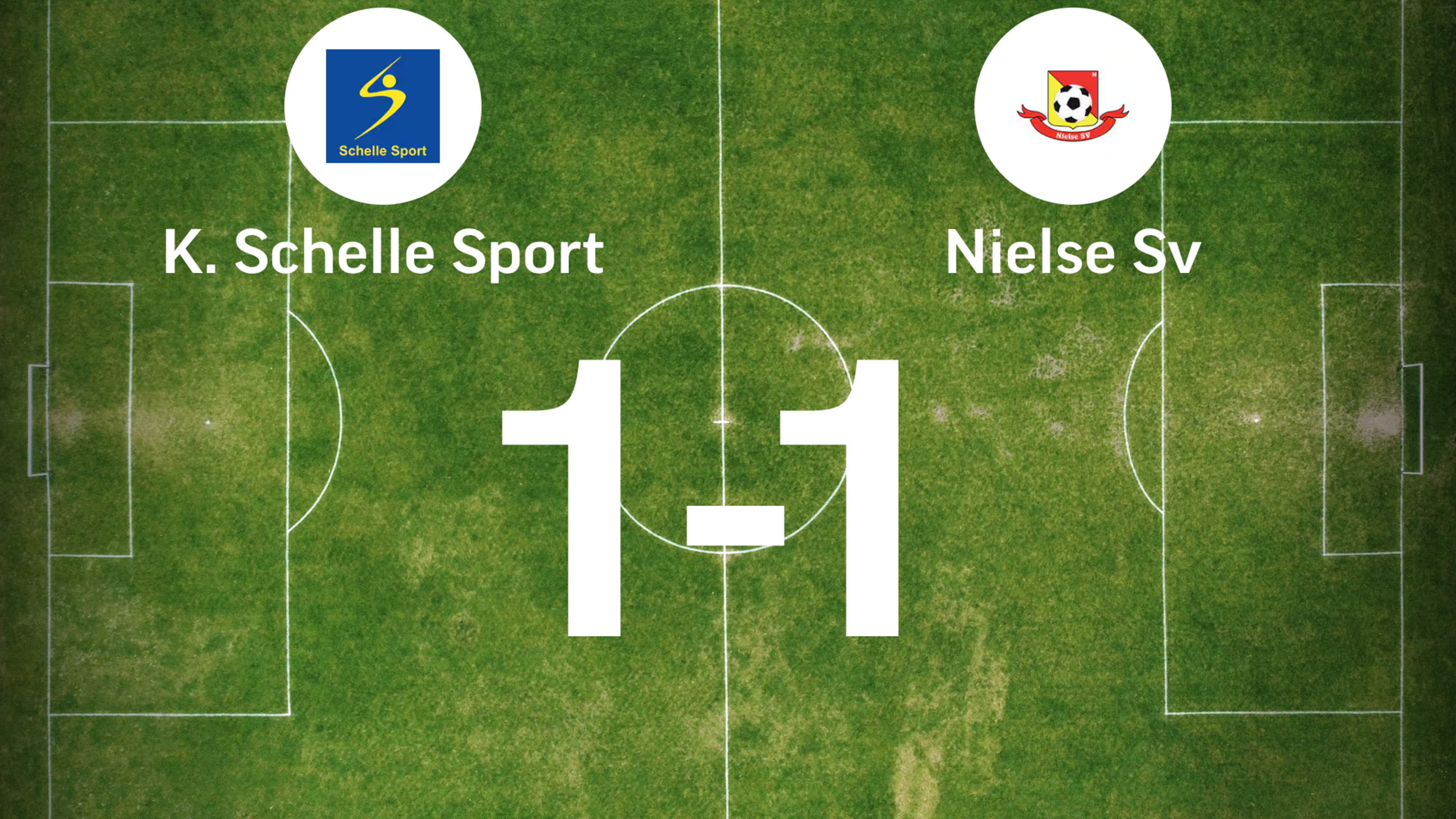 Schelle Sport speelt gelijk tegen Nielse
