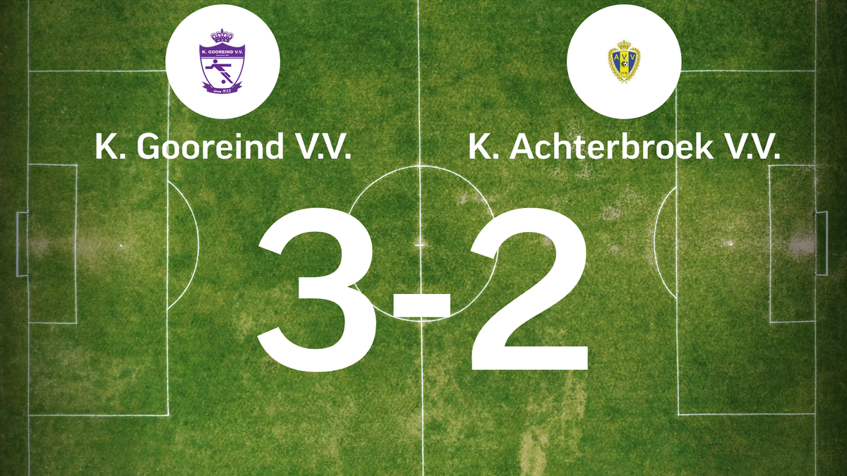 Gooreind verslaat Achterbroek na hattrick Ratinckx | GVA