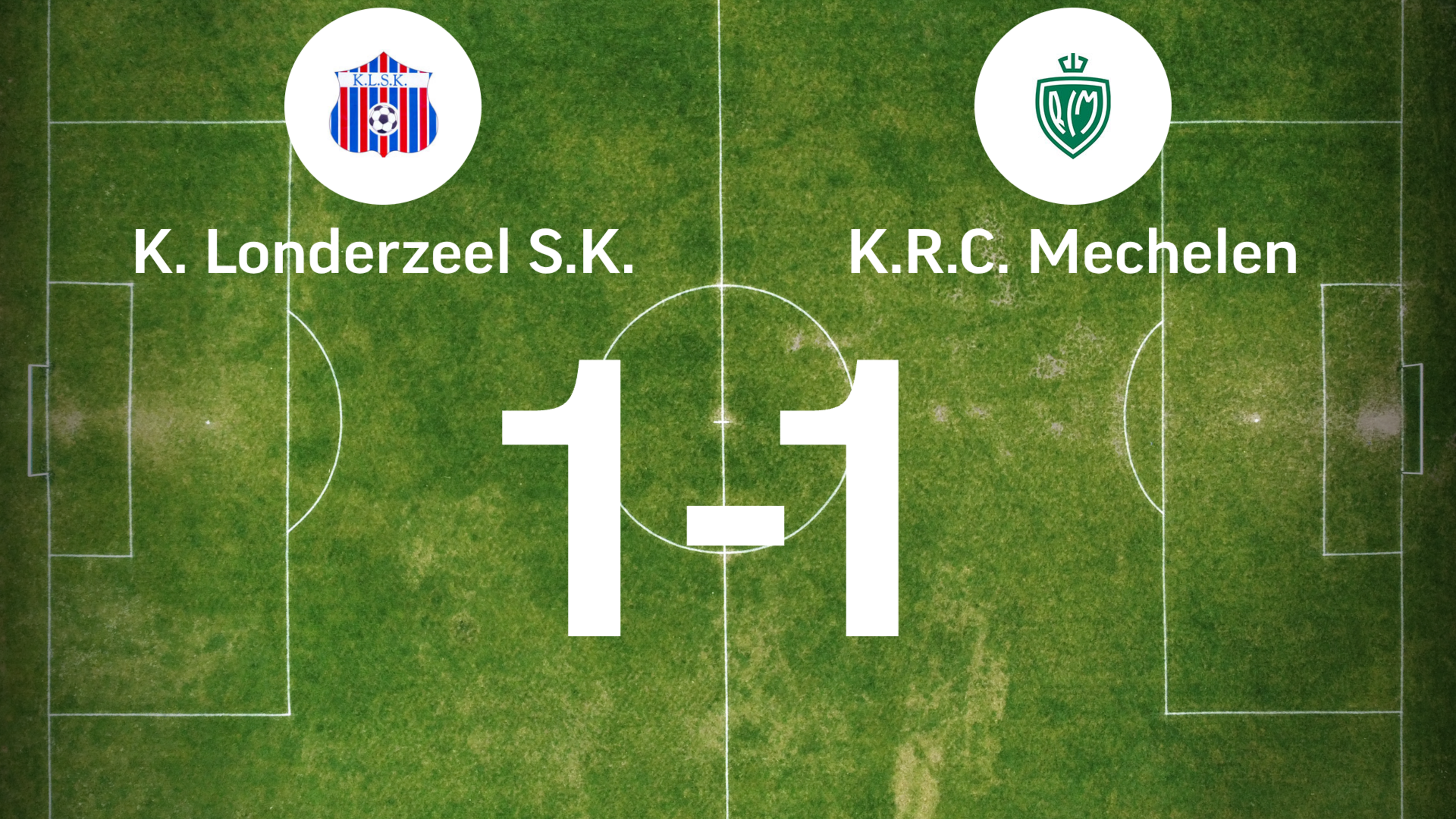 Londerzeel en RC Mechelen spelen 1-1